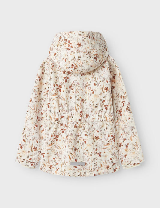 Name it kids Girls Nkfmaxi Li Jacket Aop, Whisper White, numeric_134