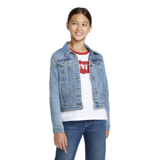 Levi's Mädchen Stretch Trucker Jacket Denim-Jacke