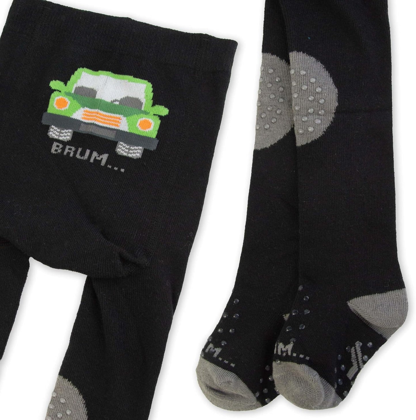 CiuchCiuch Crawling Tights 3 Pack - Three Pieces - Triple ABS - Non-Slip Material - For Children - Babies - Girls - Boys - 75% Cotton, 22% Polyester, 3% Elastane