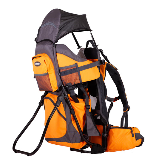 Luvdbaby Kraxe Kindertrage bis 18 Kg - Ergonomisch Kindertragerucksack für Kinder - Premium Toddler Carrier - Baby Tragerucksack - Babytrage Rückentrage Kleinkind - Rucksack mit Kindersitz