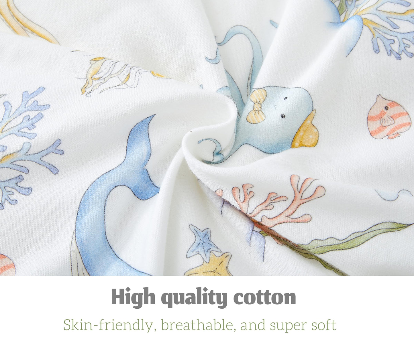 Chilsuessy Baby Sleeping Bag Winter with Removable Long Sleeve Organic Cotton Baby Sleeping Bag Small Children All-Year Sleeping Bag Pyjamas for Boys and Girls, Crown/2.5 Tog, 75-90 cm