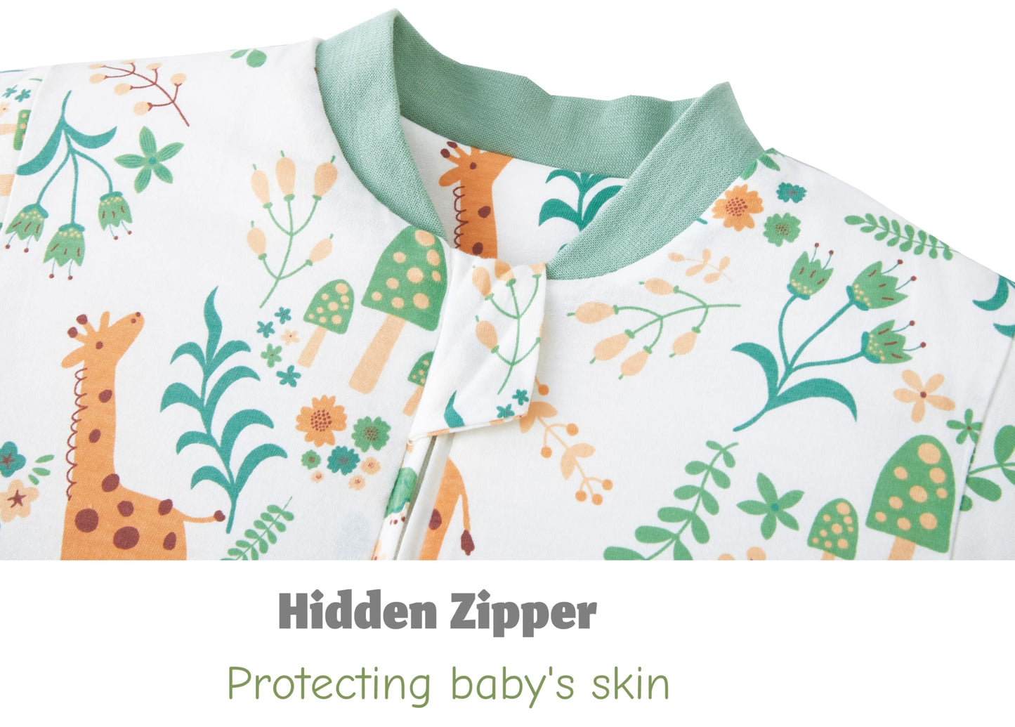 Chilsuessy Baby Sleeping Bag Winter with Removable Long Sleeve Organic Cotton Baby Sleeping Bag Small Children All-Year Sleeping Bag Pyjamas for Boys and Girls, Crown/2.5 Tog, 75-90 cm