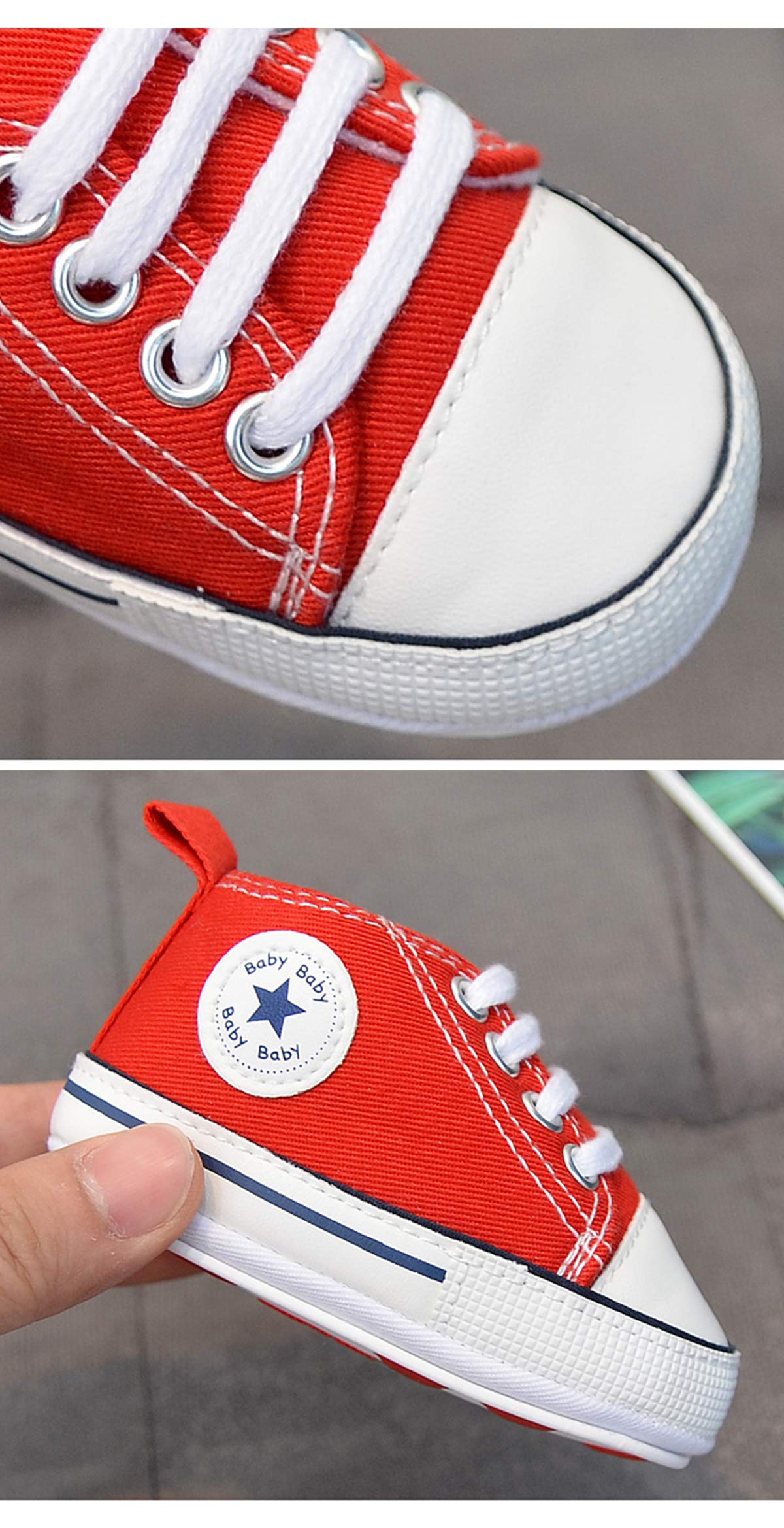 DEBAIJIA Babyschuhe Lauflernschuhe 0-18M Leichtes Atmungsaktives rutschfest für Jungen und Mädchen