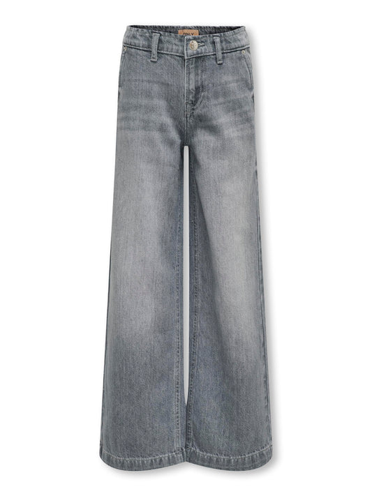 ONLY Carmakoma girls' wide jeans