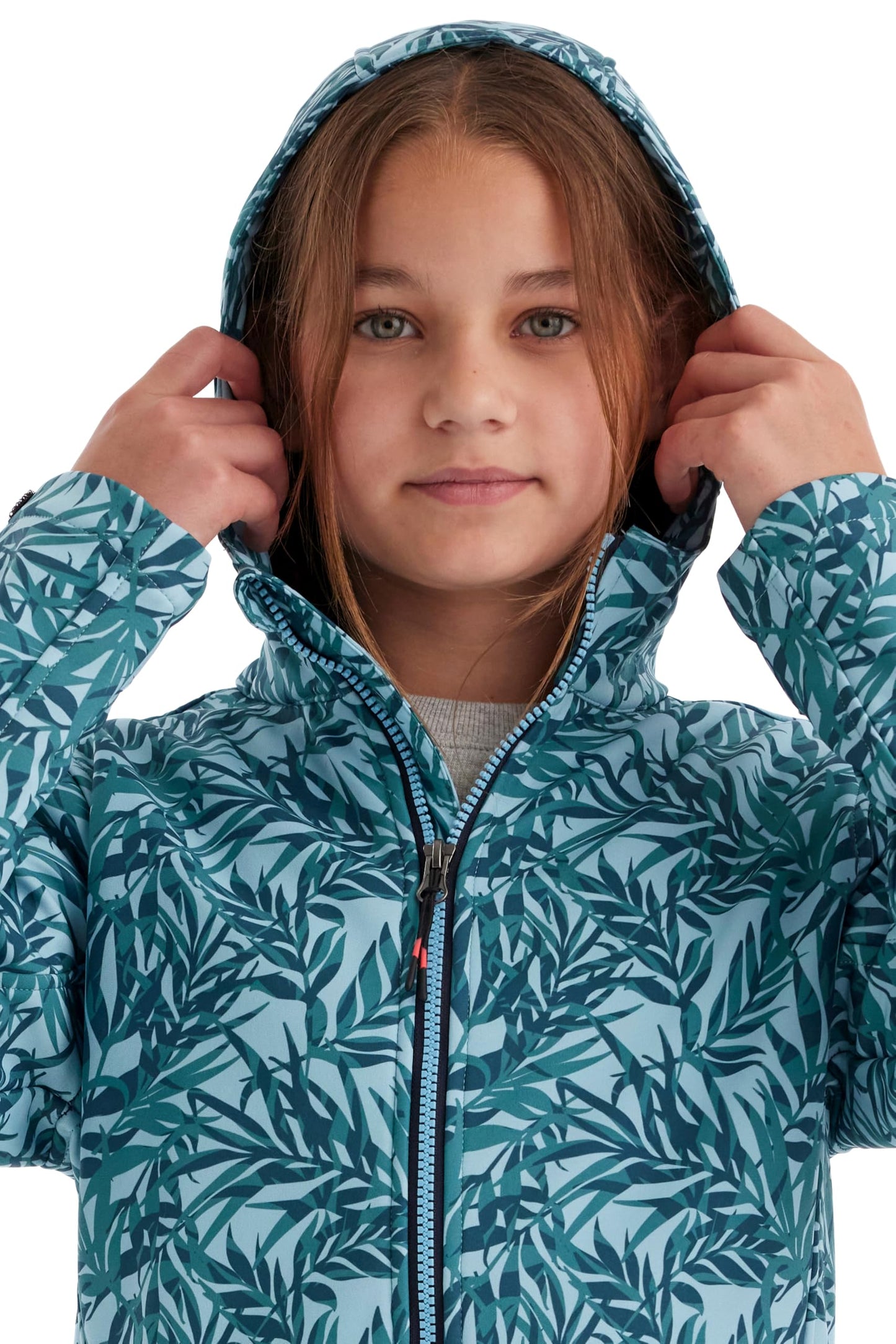 Killtec Girls' Softshell Jacket Print Softshell Jacket / Outdoor Jacket with Hood