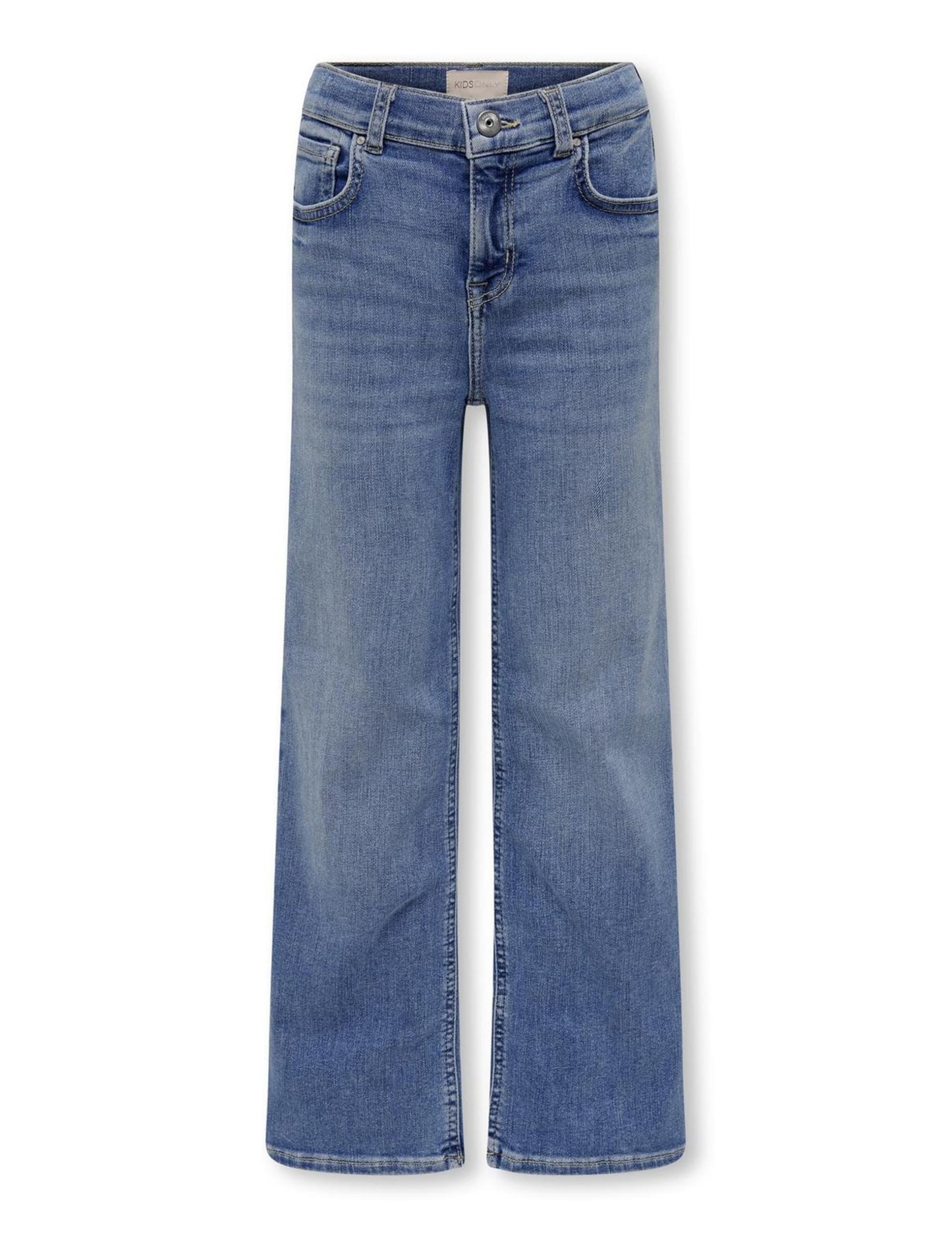 ONLY Girl Weit geschnitten Jeans KOGMADISON Mittlere Taille Gerade geschnitten Jeans