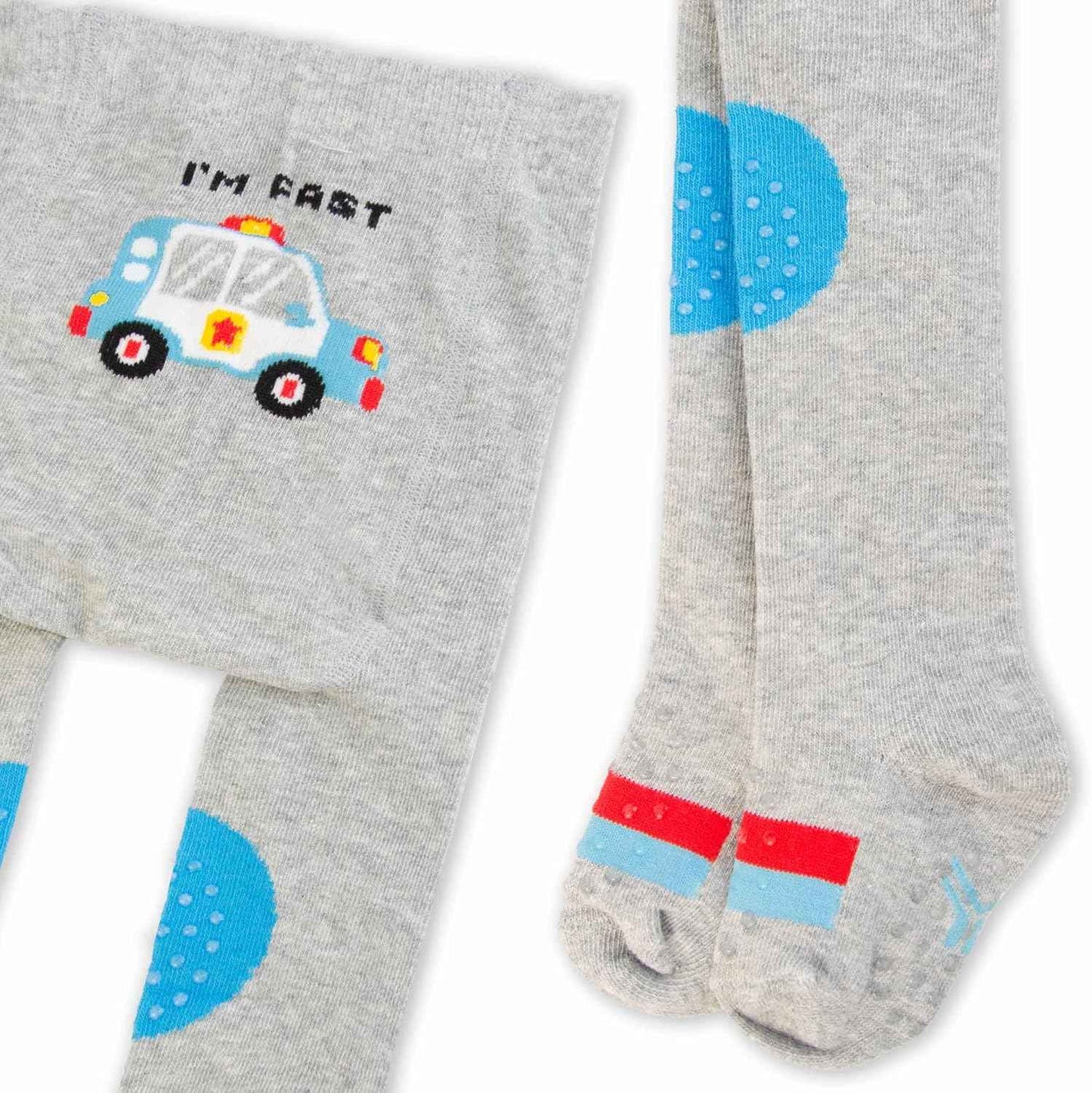 CiuchCiuch Crawling Tights 3 Pack - Three Pieces - Triple ABS - Non-Slip Material - For Children - Babies - Girls - Boys - 75% Cotton, 22% Polyester, 3% Elastane