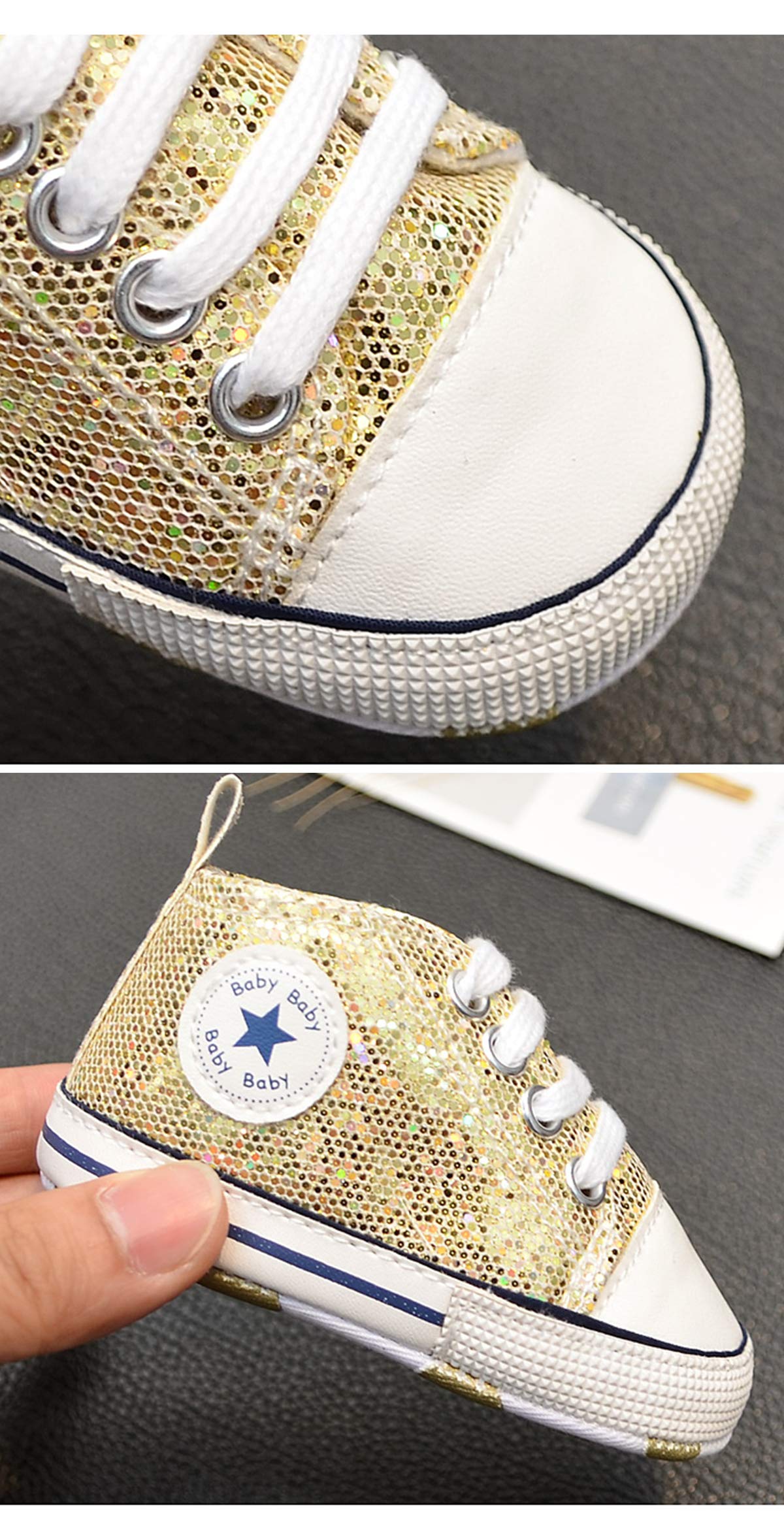 DEBAIJIA Babyschuhe Lauflernschuhe 0-18M Leichtes Atmungsaktives rutschfest für Jungen und Mädchen