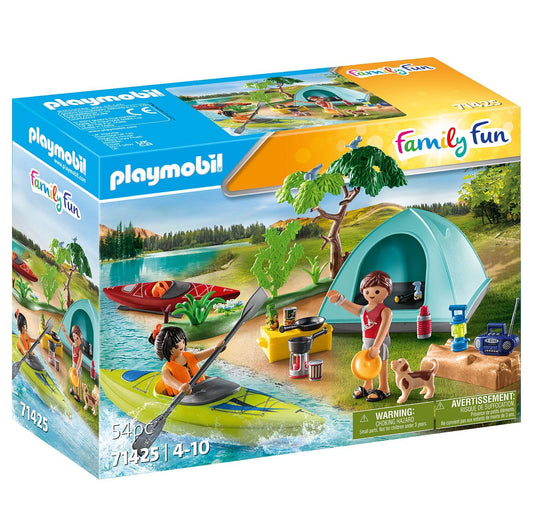 PLAYMOBIL | Family Fun | aufregendes Naturabenteuer am Zeltplatz | Spielzeug für Kinder ab 4 Jahren | 71425