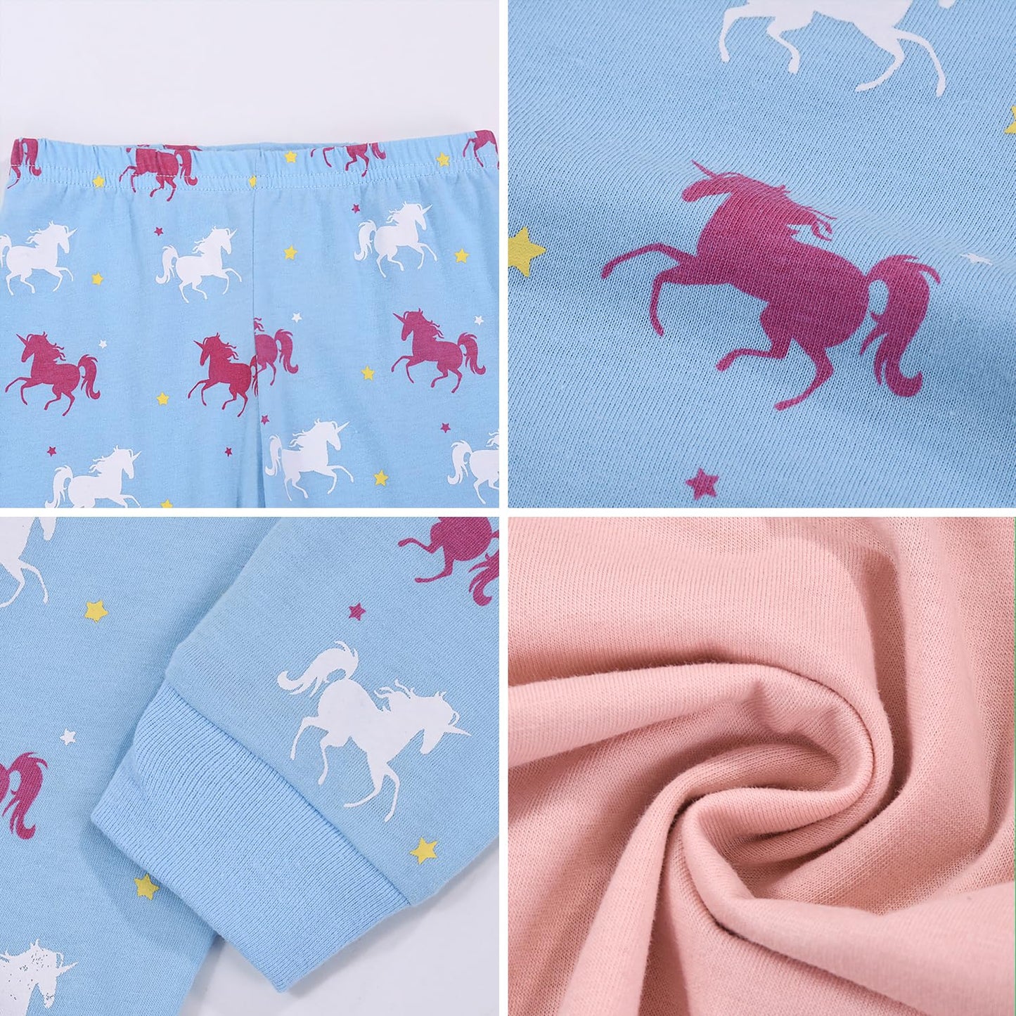 Garsumiss Mädchen Schlafanzug Giraffe Baumwolle Kinder Langarm Pyjama 98 104 110 116 122 128 134 140 146
