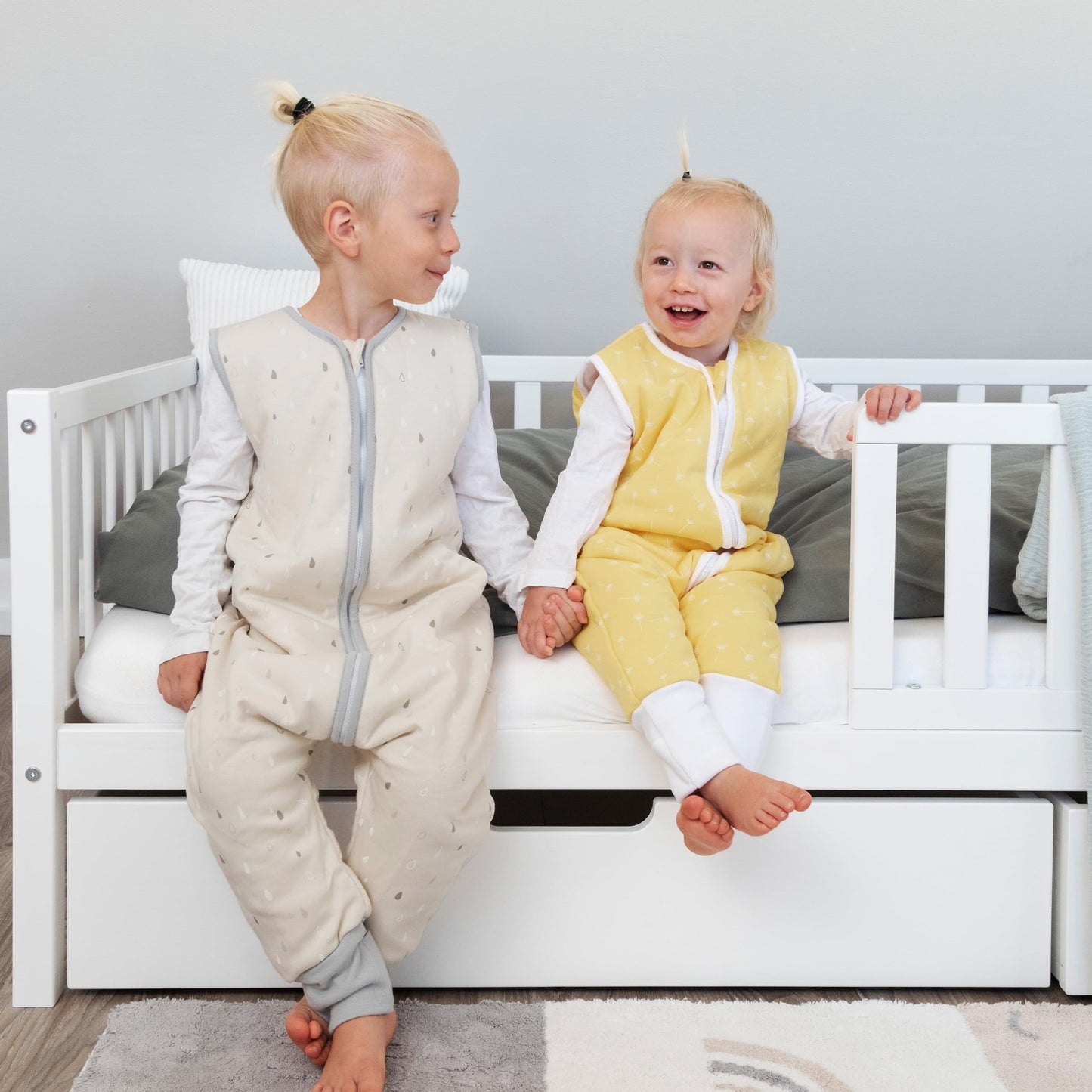 Ehrenkind® Baby Sleeping Bag with Feet, 2.5 Tog, Organic Cotton, All-Year Sleeping Bag, Oeko-Tex Seal, Children’s Winter and Summer Sleeping Bag