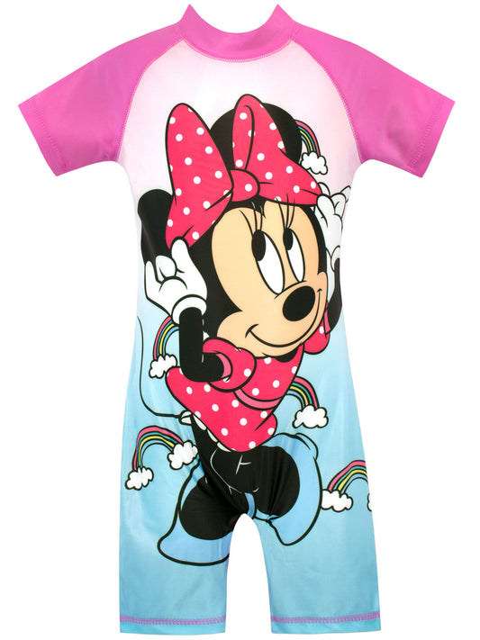 Disney Mädchen Minnie Mouse Badeanzug