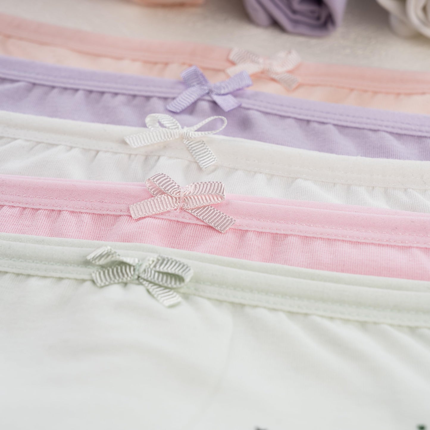 LOREZA ® 10er Pack Mädchen Pantys Boxershorts Unterwäsche aus Baumwolle - Gr. 92-170