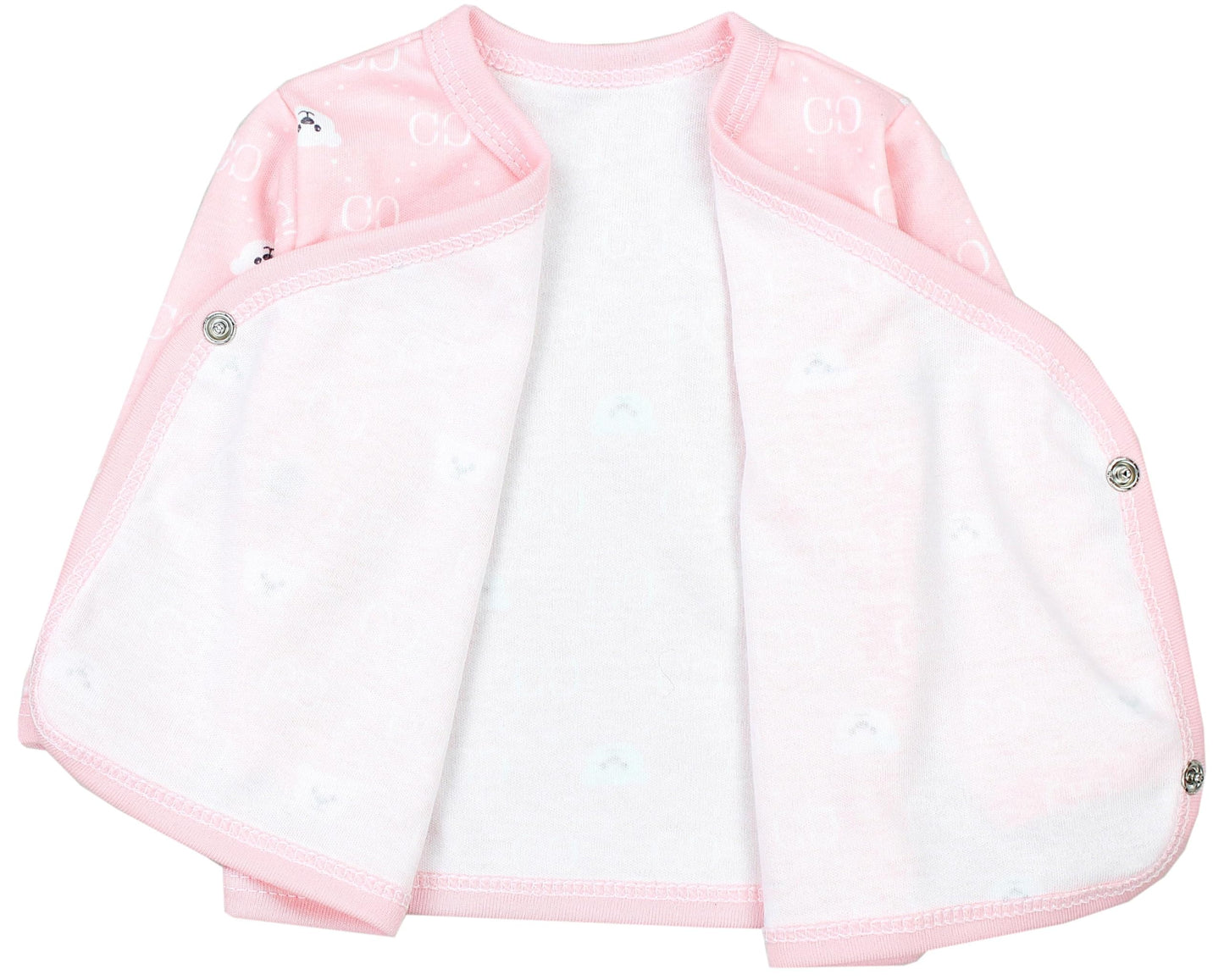 TupTam Baby Mädchen Langarm Wickelshirt Baumwolle 5er Set