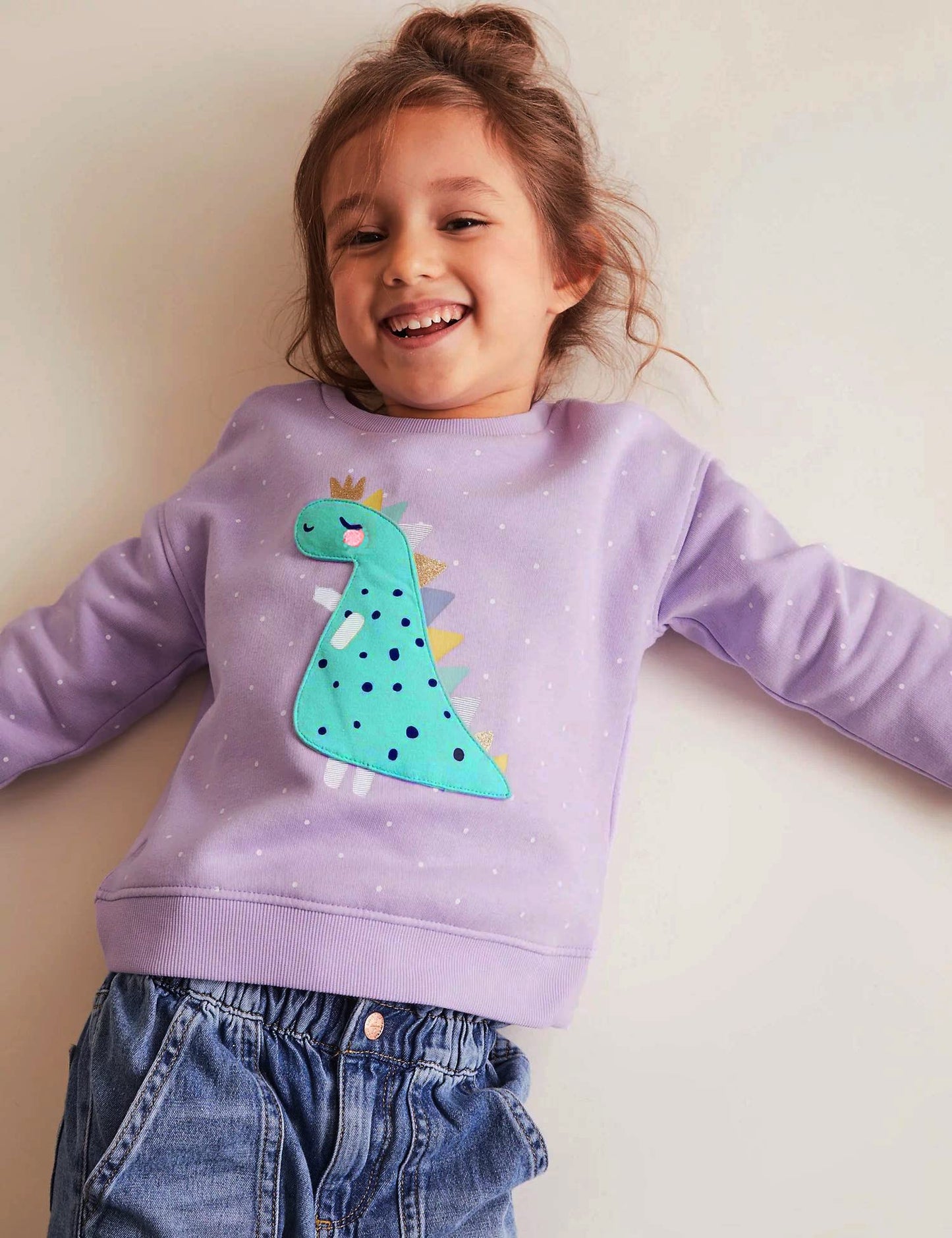 CM-Kid Sweatshirt Mädchen Langarm Pullover Kinder Shirts Baumwolle Warm Tops 1-7 Jahre Gr.92-122