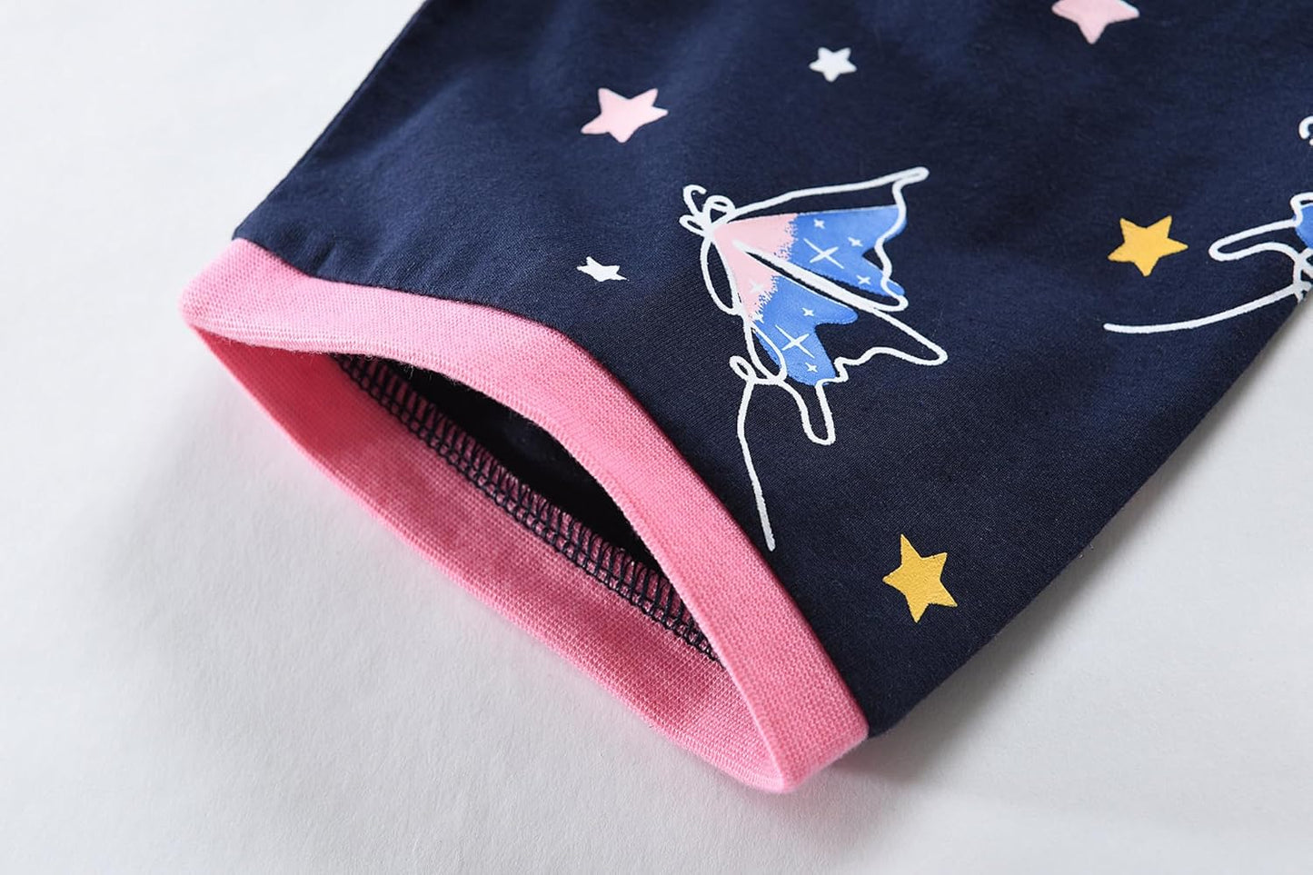 EULLA Mädchen Schlafanzug Kinder Kurz Einhorn Dino Katze Prinzessin Hase Pyjama Set Sommer Kleidung Zweiteiliger Nachtwäsche Baumwolle 92 98 104 110 116 122