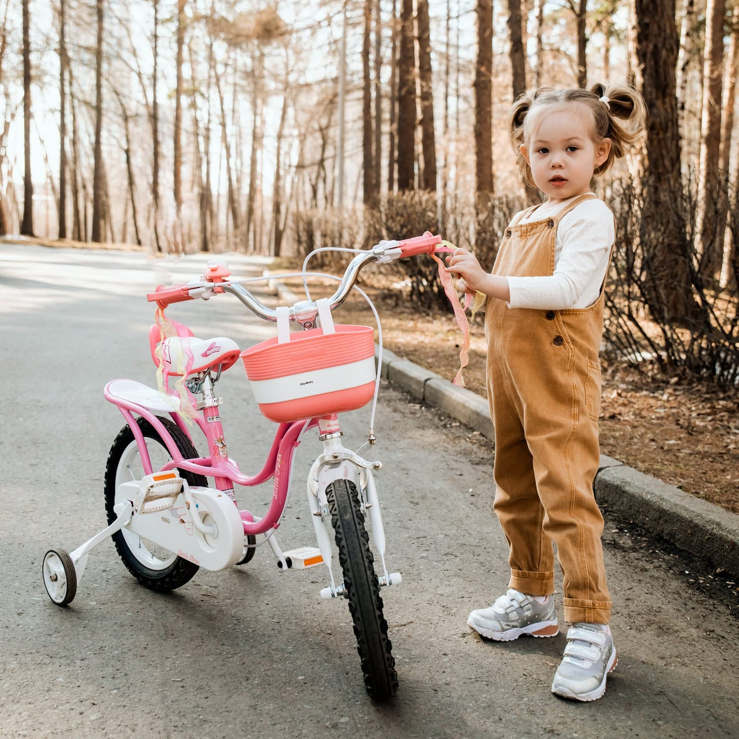 Royal Baby Little Swan Kinderfahrrad Mädchen Fahrrad Stützräder 12 14 16 18 Zoll ab 3-10 Jahre Rosa Kinder Fahrrad - Meloni2