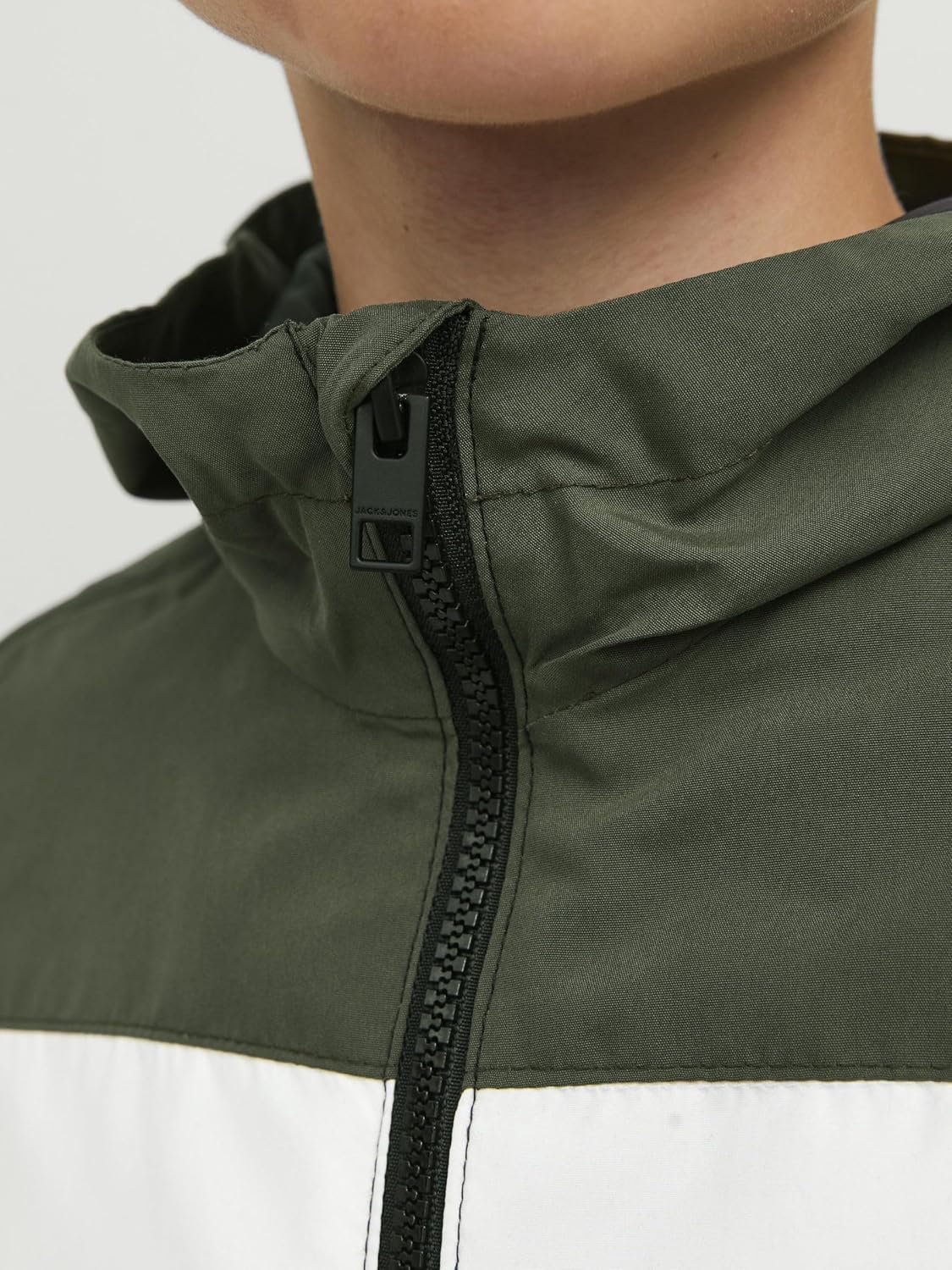 JACK & JONES Jjerush Blocking Hood Bomber Sn Jr Boys Jacket
