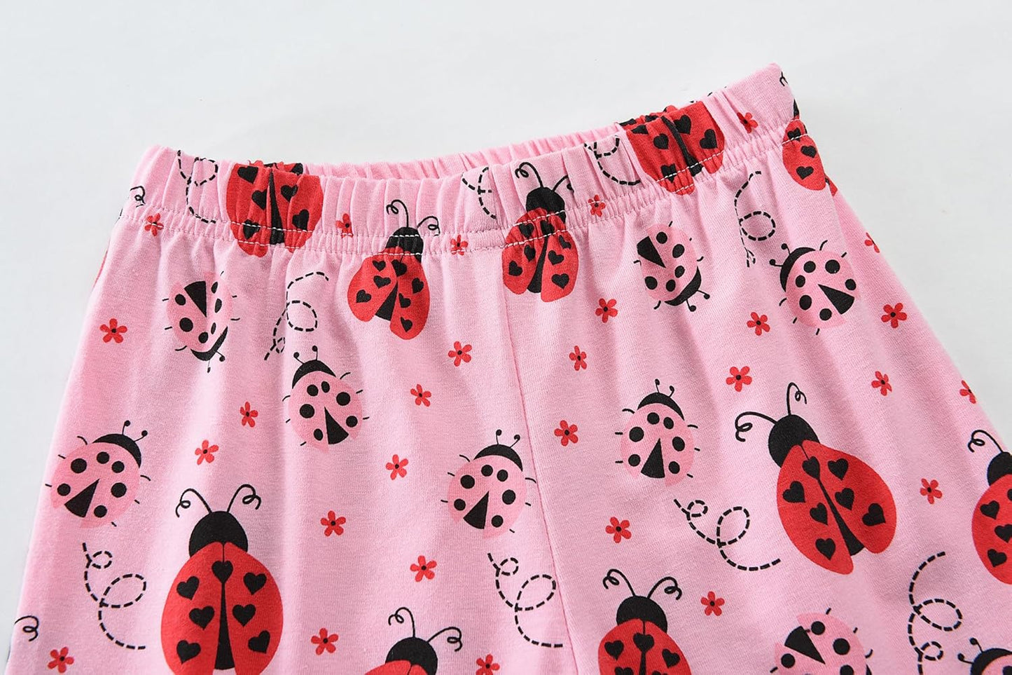 EULLA Mädchen Schlafanzug Kinder Kurz Einhorn Dino Katze Prinzessin Hase Pyjama Set Sommer Kleidung Zweiteiliger Nachtwäsche Baumwolle 92 98 104 110 116 122
