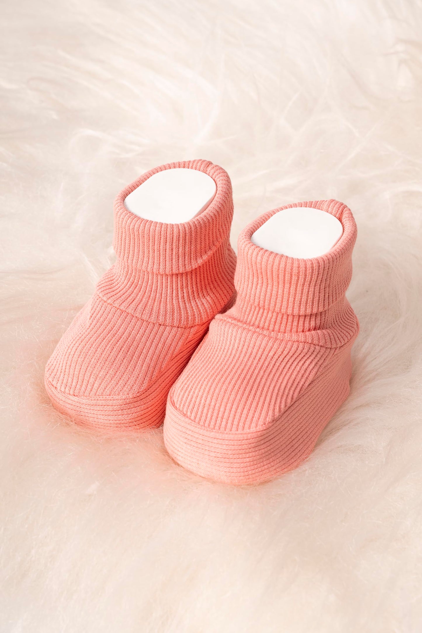 Generisch Baby Krabbel- Hausschuhe - Schuhe Neugeborene - Baumwolle - Diverse Farben - Mädchen - Jungs