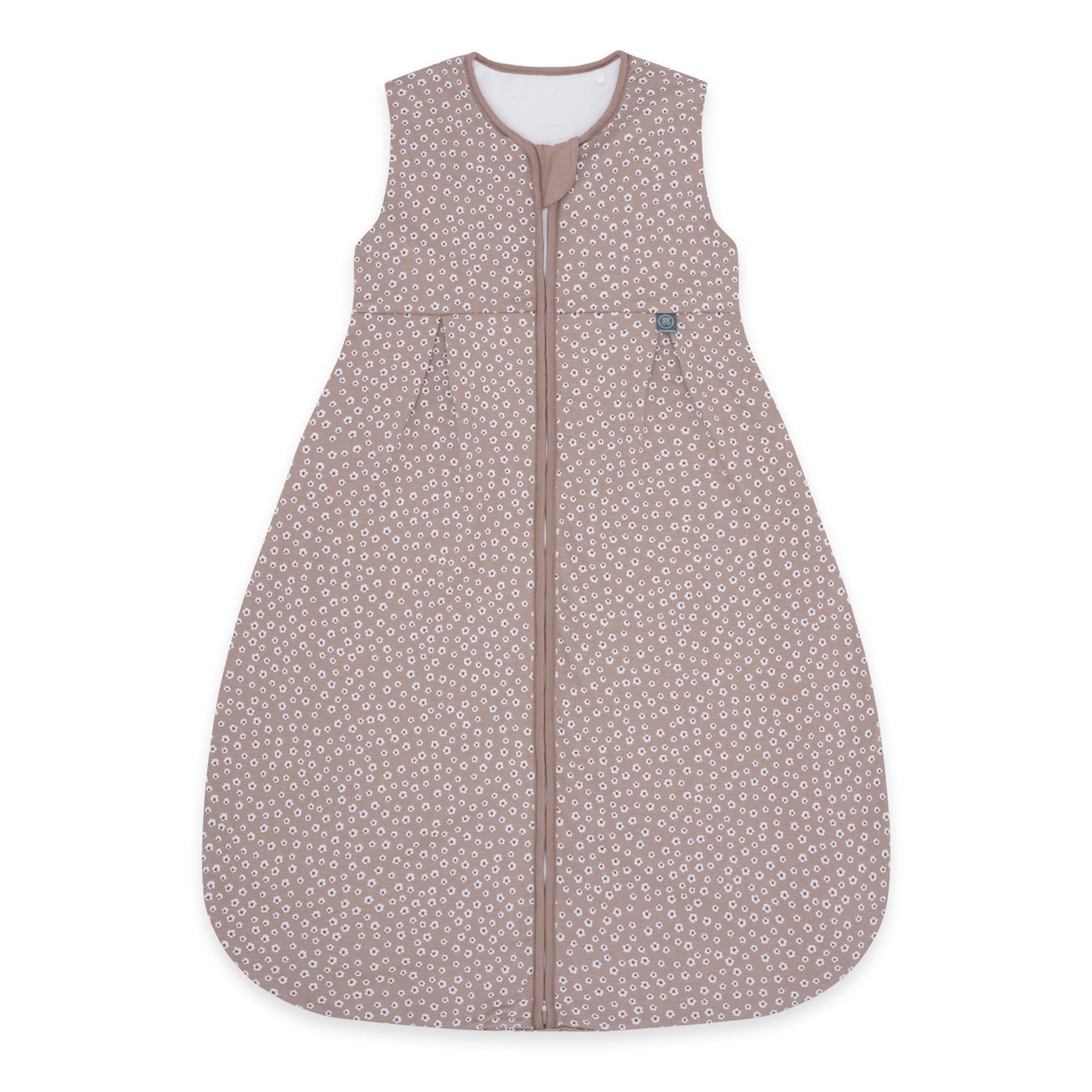 emma & noah Baby Sleeping Bag 1.0 TOG, All-Year Sleeping Bag for Spring, Summer and Autumn, 100% Organic Cotton, Oeko-Tex Certified, Romper Bag for Newborns (Leo Grey, 70 cm)