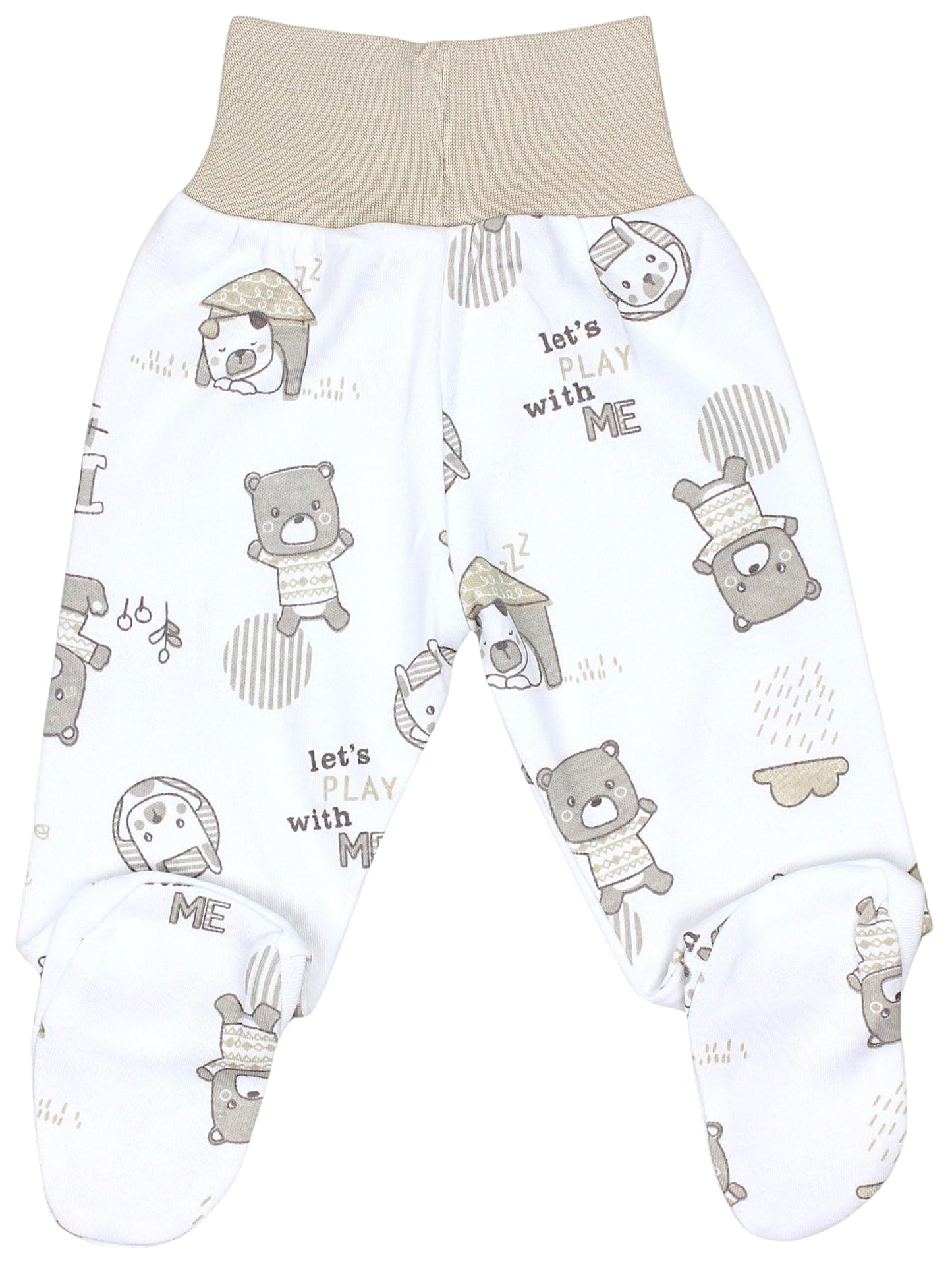 TupTam Baby Strampelhose Jungen Mädchen Hose mit Fuß 5er Pack