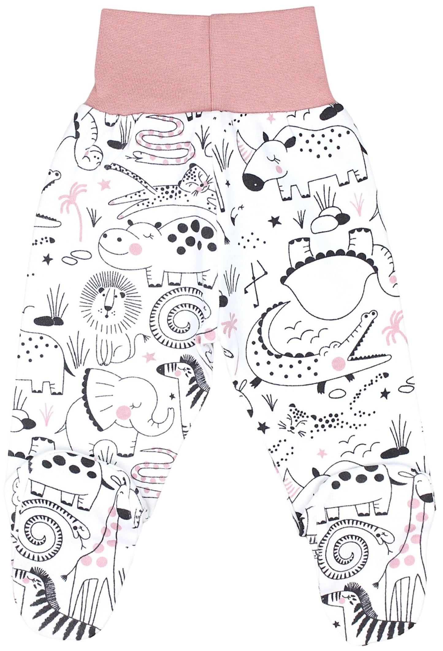 TupTam Baby Strampelhose Jungen Mädchen Hose mit Fuß 5er Pack