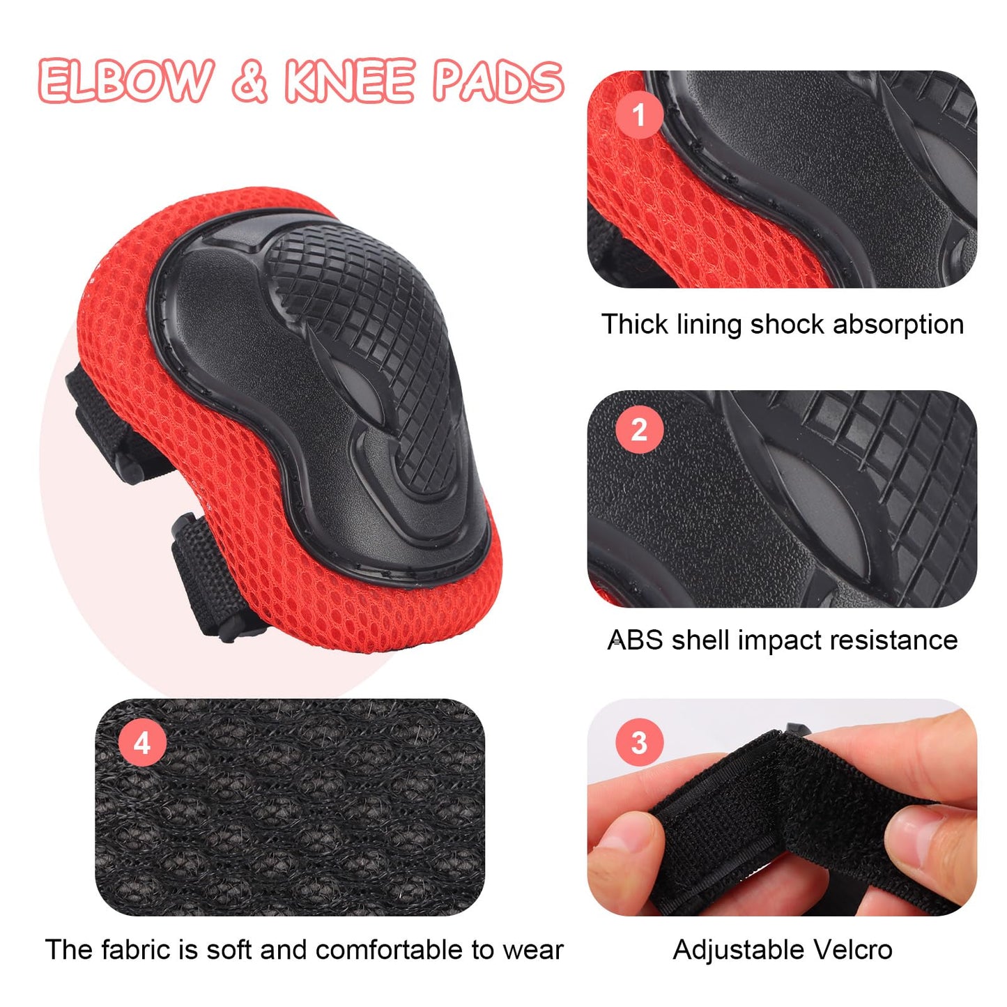 BURSUN Children's Bicycle Helmet Children's Helmet Skater Helmet for Ages 2-16 Years Boys Girls, Children's Helmet for Bicycle Scooter Skateboard Scooter Roller Skating
