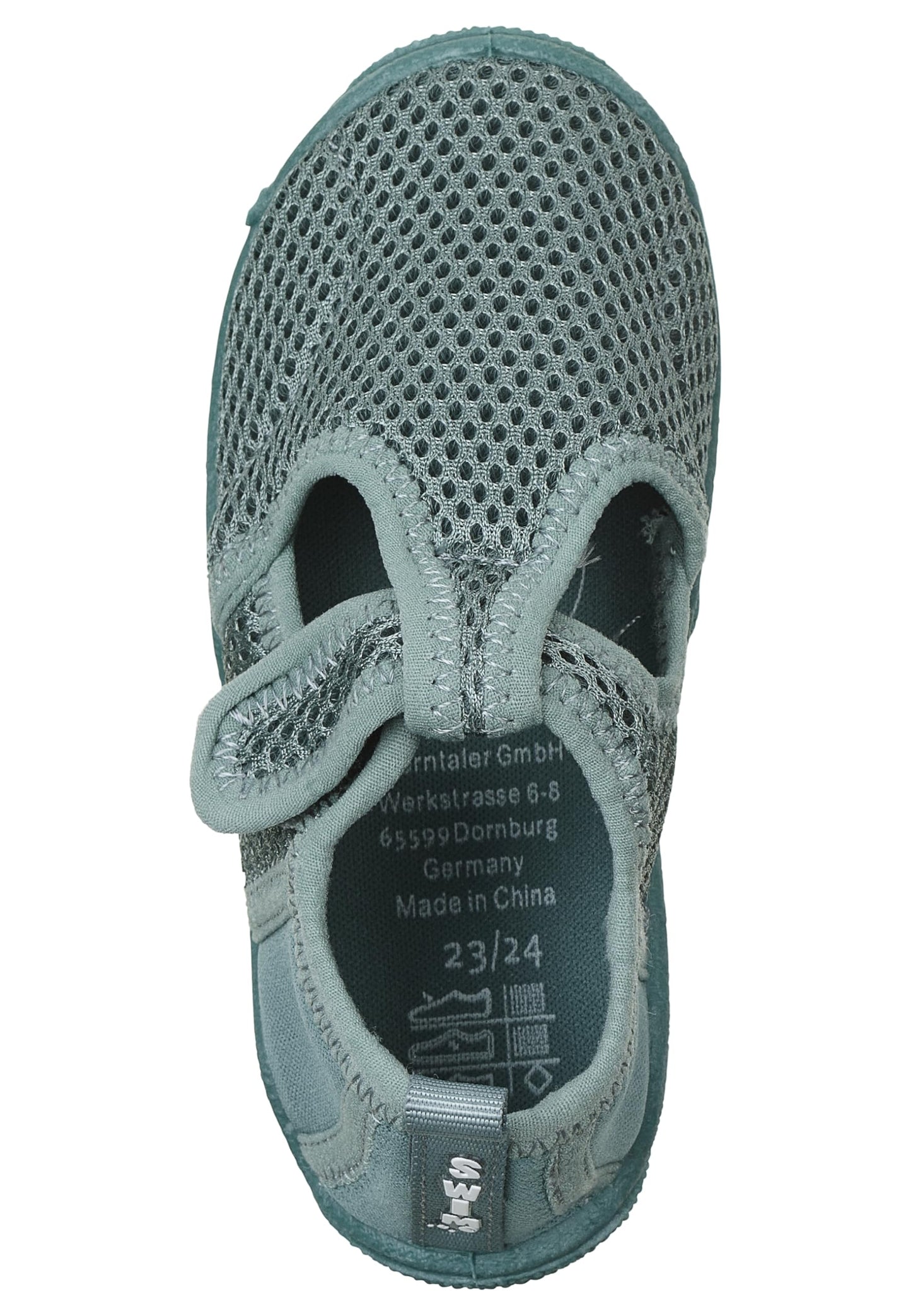 Sterntaler Badeschuhe Uni - Baby Aquaschuhe schnelltrocknend - Unisex Schwimmschuhe aus luftigem Mesh mit Klettverschluss Bequeme Strand Slipper
