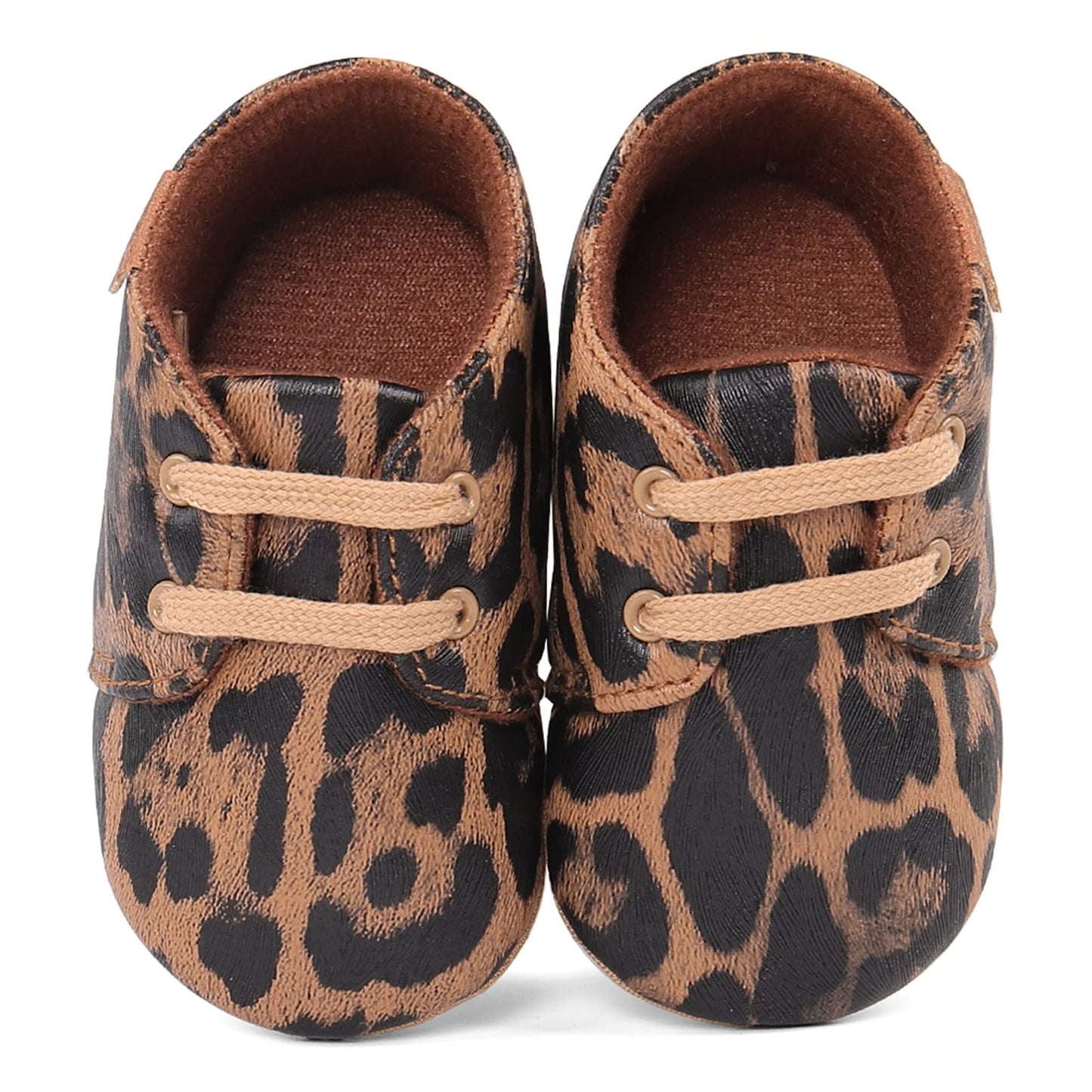 LACOFIA Baby Boy Girl First Walking Shoes Non-Slip Laces Crawling Shoes First Baby Shoes