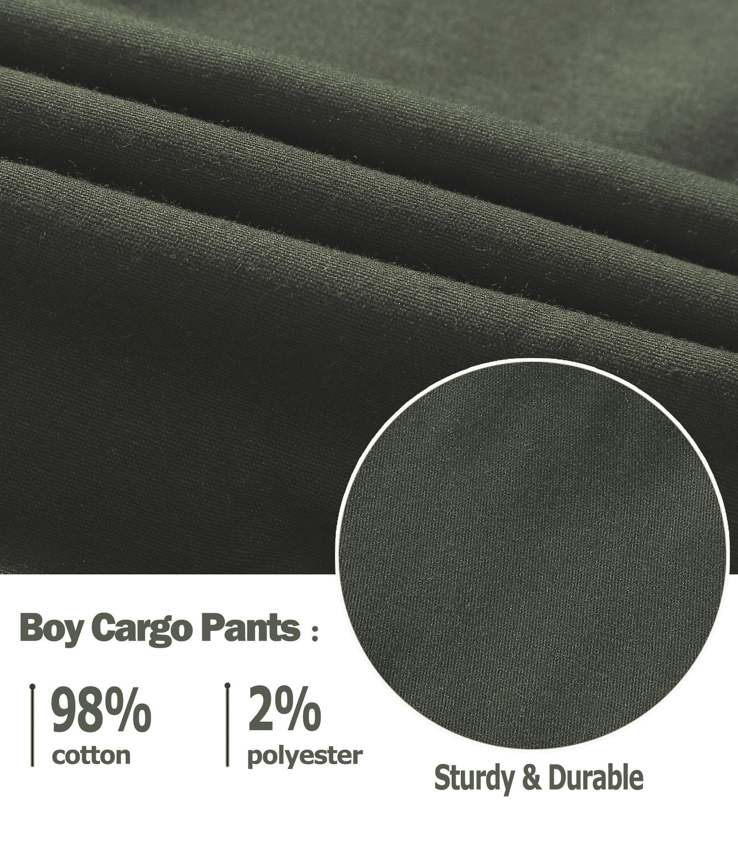LAUSONS Hosen für Jungen Cargohose Kinder Hose Cargo Jogginghose Freizeithose mit Gummizug