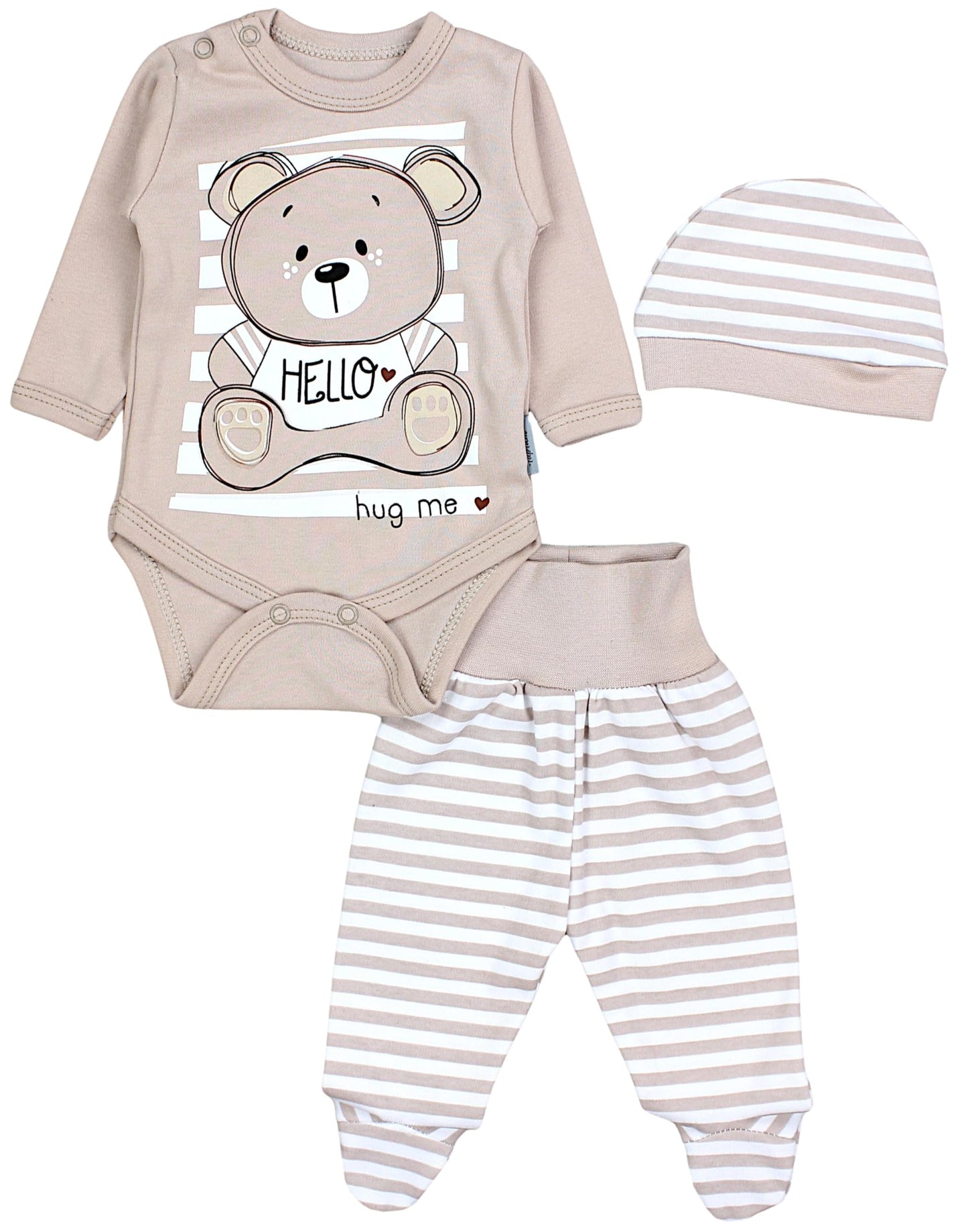 TupTam 3-Piece Unisex Baby Clothing Set with Print