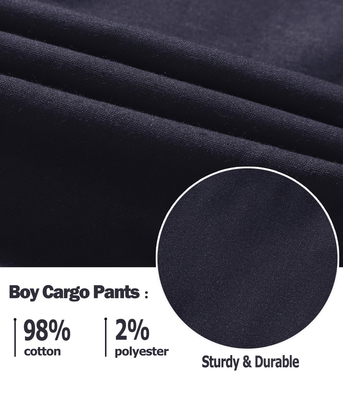 LAUSONS Hosen für Jungen Cargohose Kinder Hose Cargo Jogginghose Freizeithose mit Gummizug