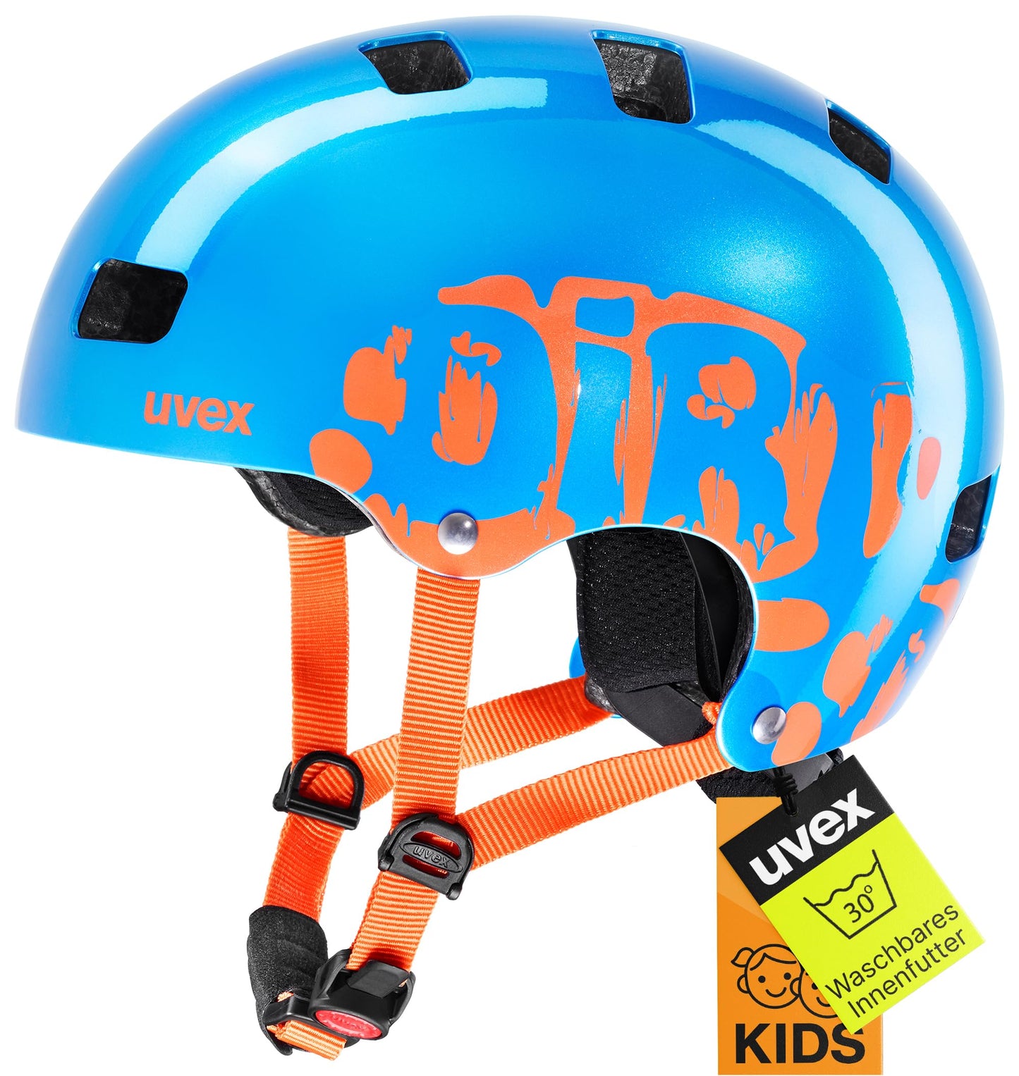 uvex Kid 3 - robust bicycle helmet for children - individual size adjustment - washable interior