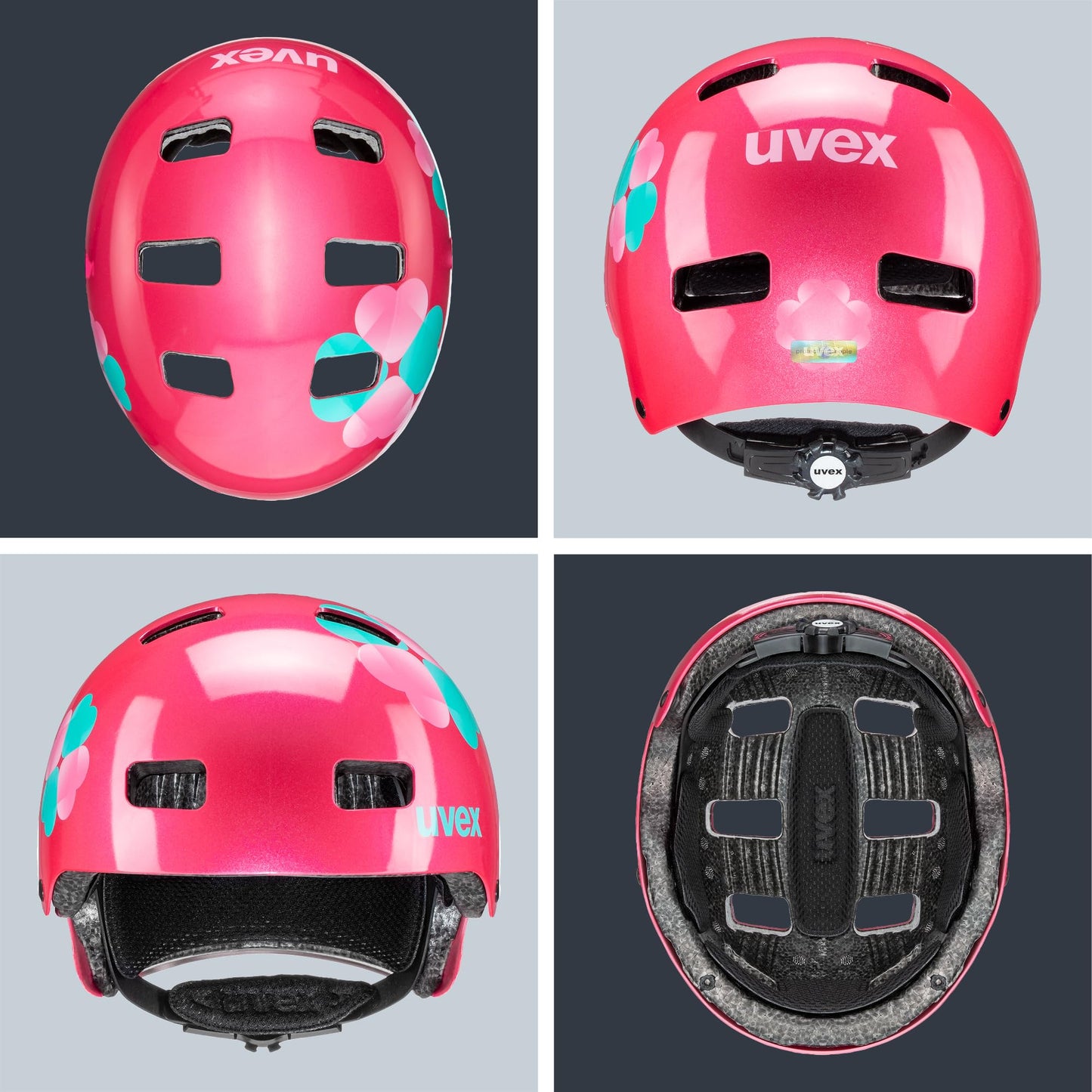 uvex Kid 3 - robust bicycle helmet for children - individual size adjustment - washable interior