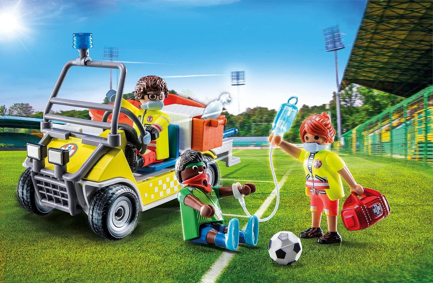 PLAYMOBIL City Life 71204 Rescue Caddy, Toy for Children from 4 Years