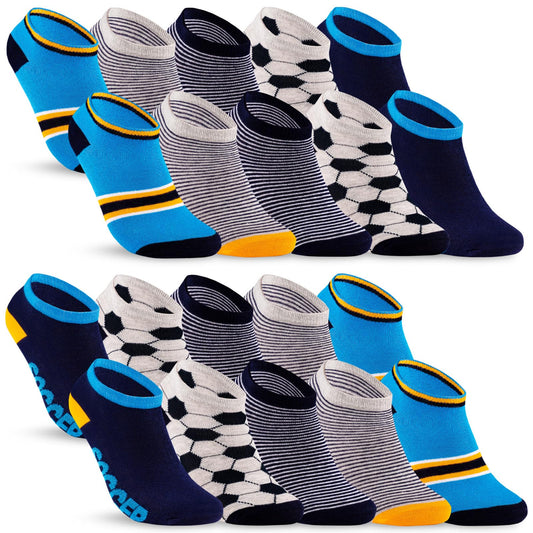10 pairs of children's sneaker socks boys & girls cotton children's socks