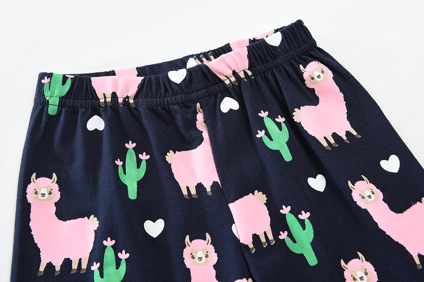 EULLA Mädchen Schlafanzug Kinder Kurz Einhorn Dino Katze Prinzessin Hase Pyjama Set Sommer Kleidung Zweiteiliger Nachtwäsche Baumwolle 92 98 104 110 116 122
