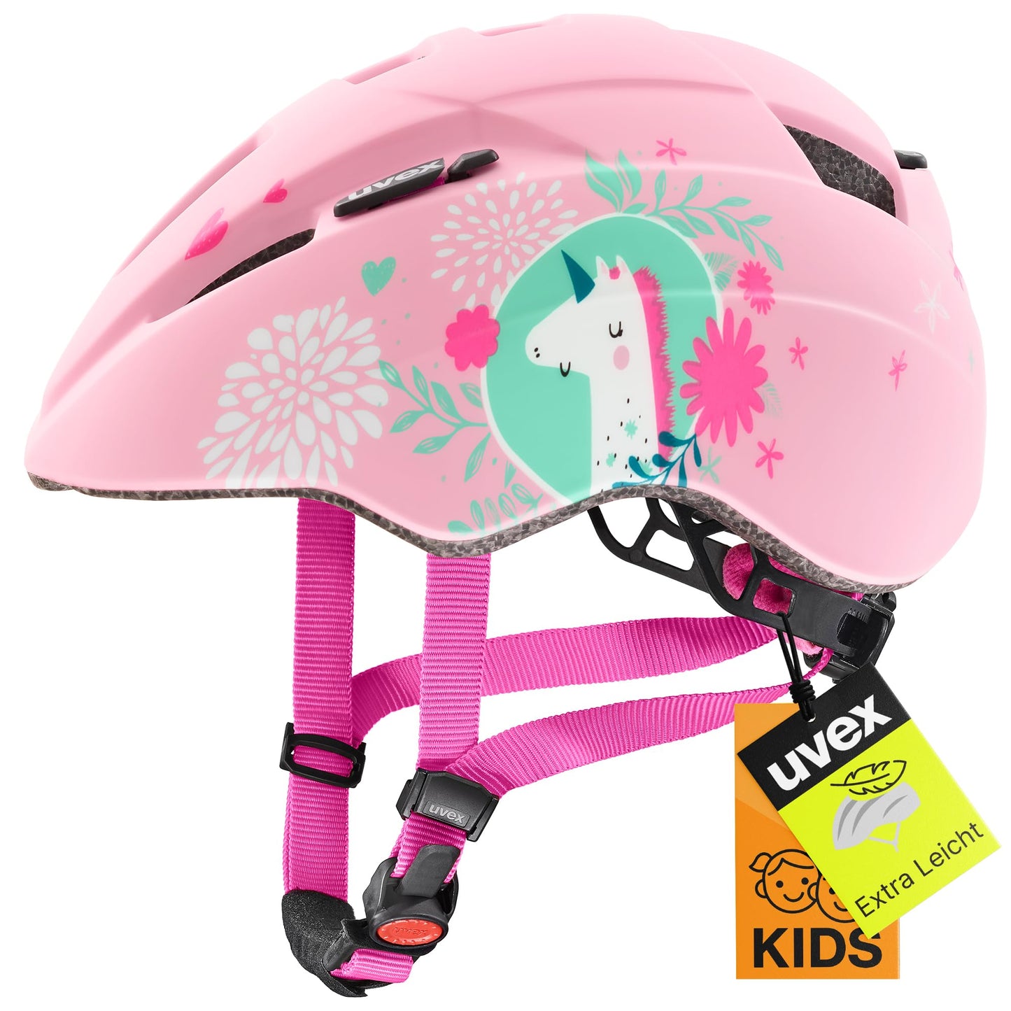 uvex Kid 2 cc - Lightweight children's helmet - individual size adjustment - expandable with LED light