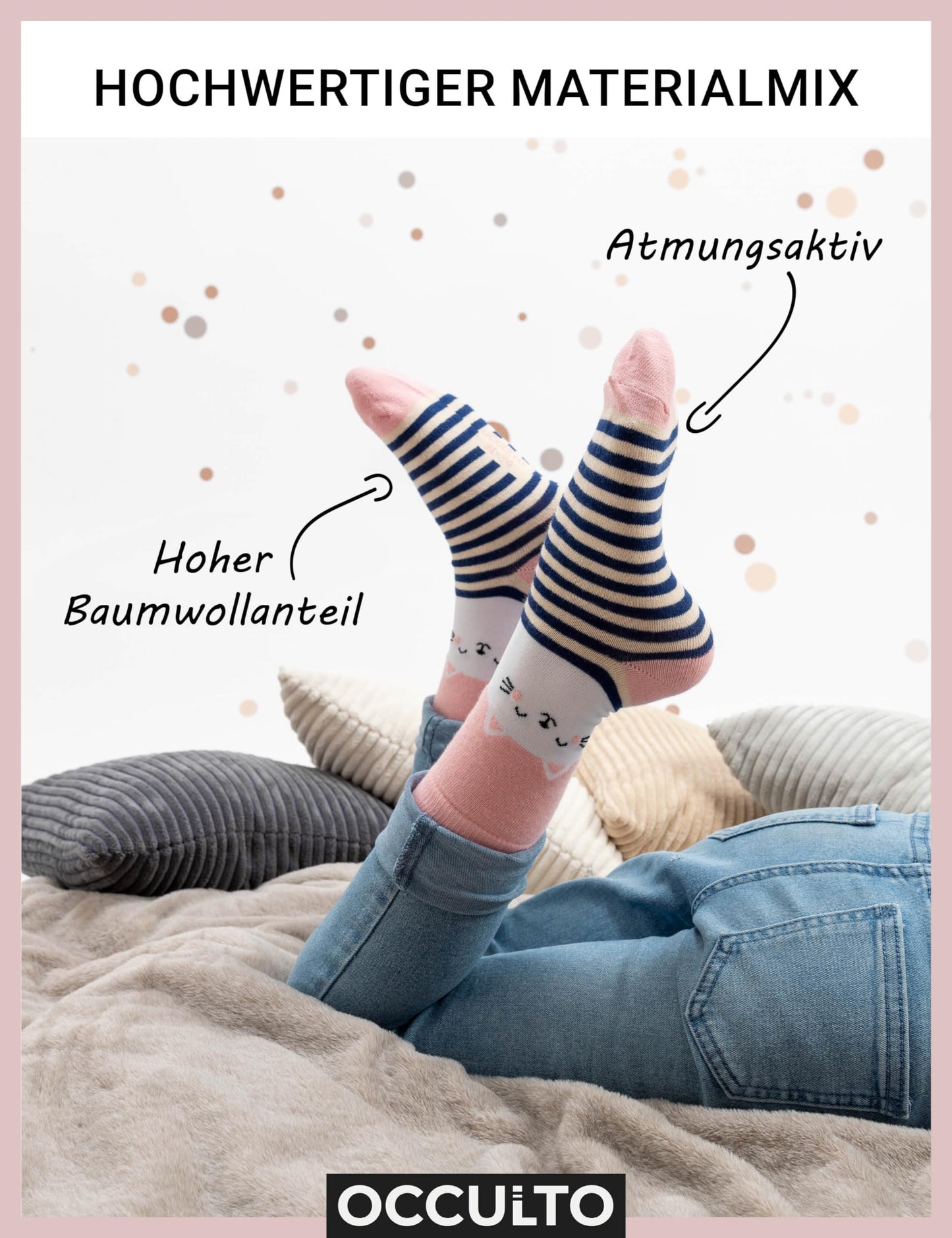 Occulto Jungen & Mädchen Motiv Socken 10er Pack (Modell: Fantasia)