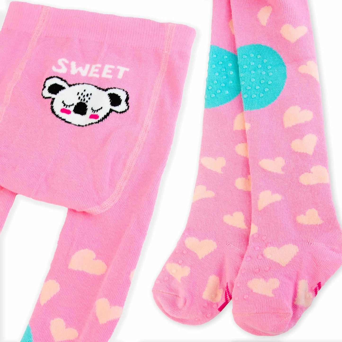 CiuchCiuch Crawling Tights 3 Pack - Three Pieces - Triple ABS - Non-Slip Material - For Children - Babies - Girls - Boys - 75% Cotton, 22% Polyester, 3% Elastane