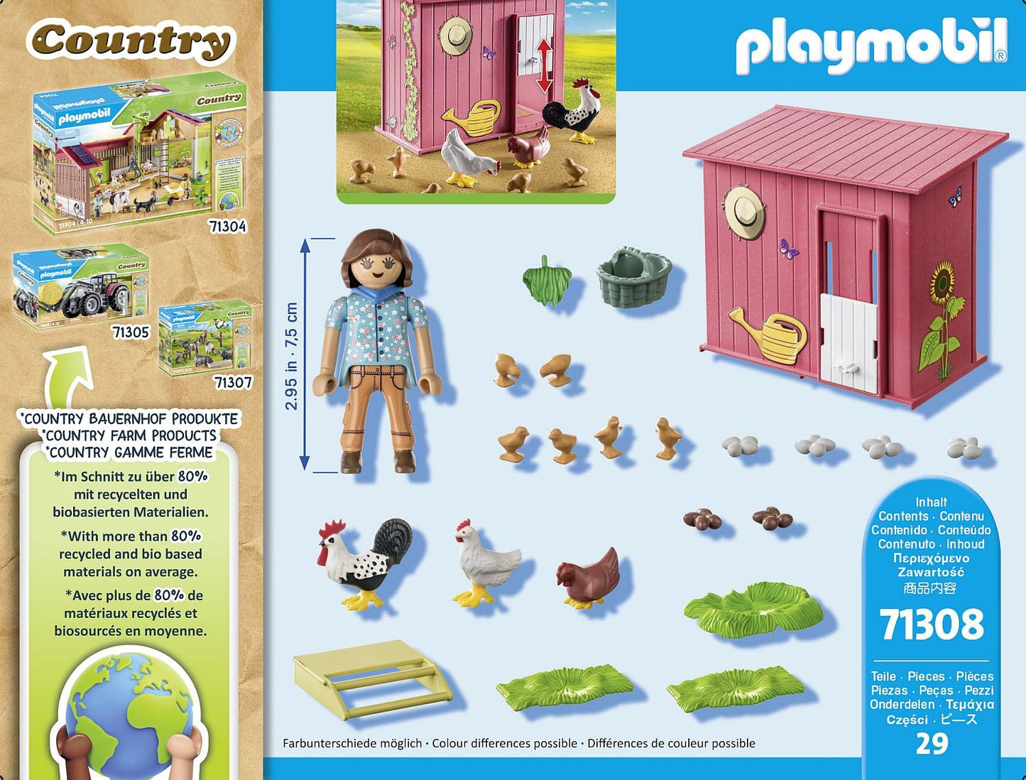 PLAYMOBIL | Country | Tierarzteinsatz bei den Eseln |Spielzeug für Kinder ab 4 Jahren | 71471