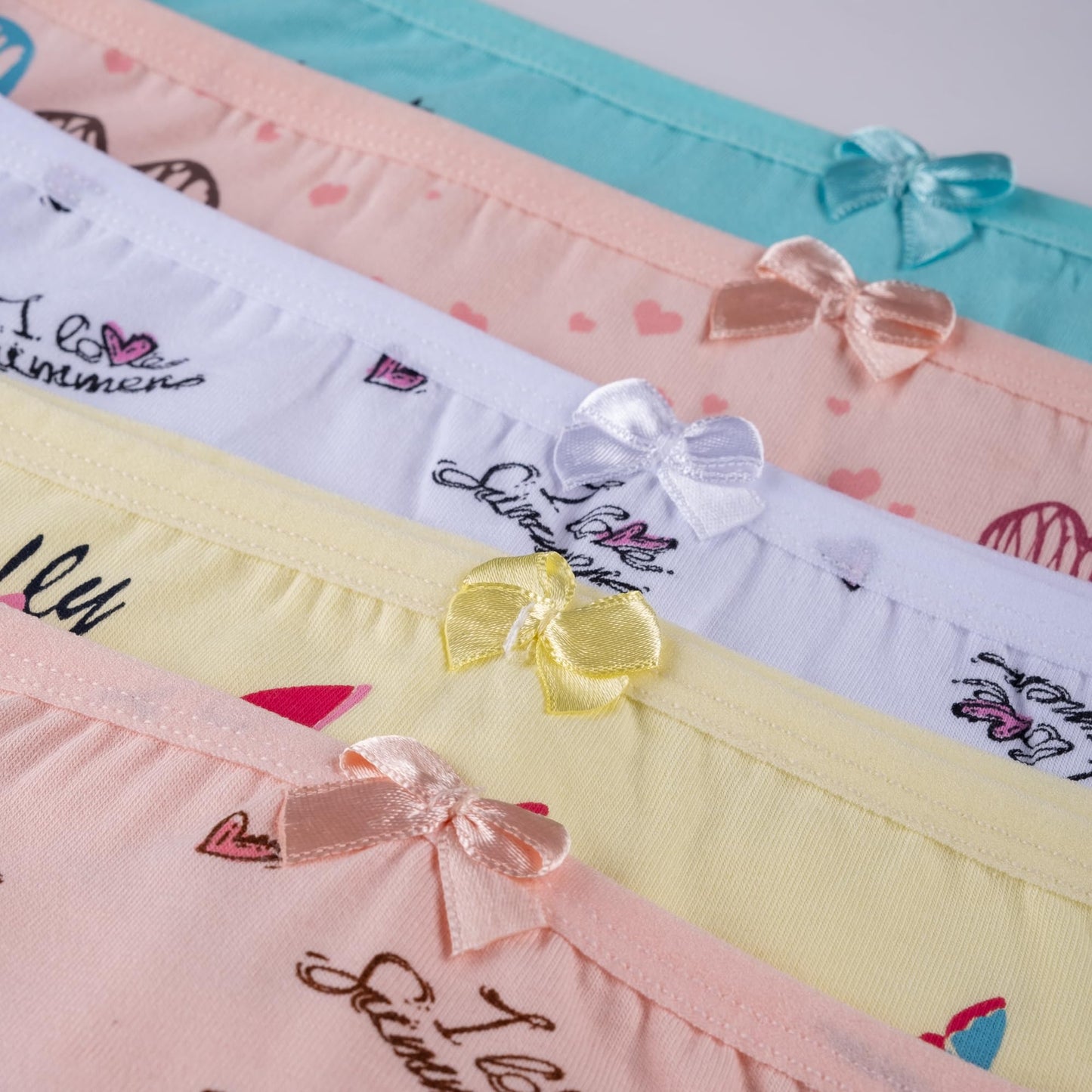 LOREZA ® 10er Pack Mädchen Pantys Boxershorts Unterwäsche aus Baumwolle - Gr. 92-170