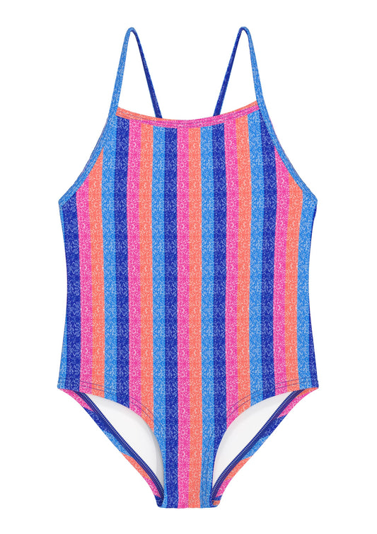 weVSwe Swimsuit Kids Girls One Piece Cute Toddler Swimsuit Sleeveless Bikini Children Swimwear 2-10 Years