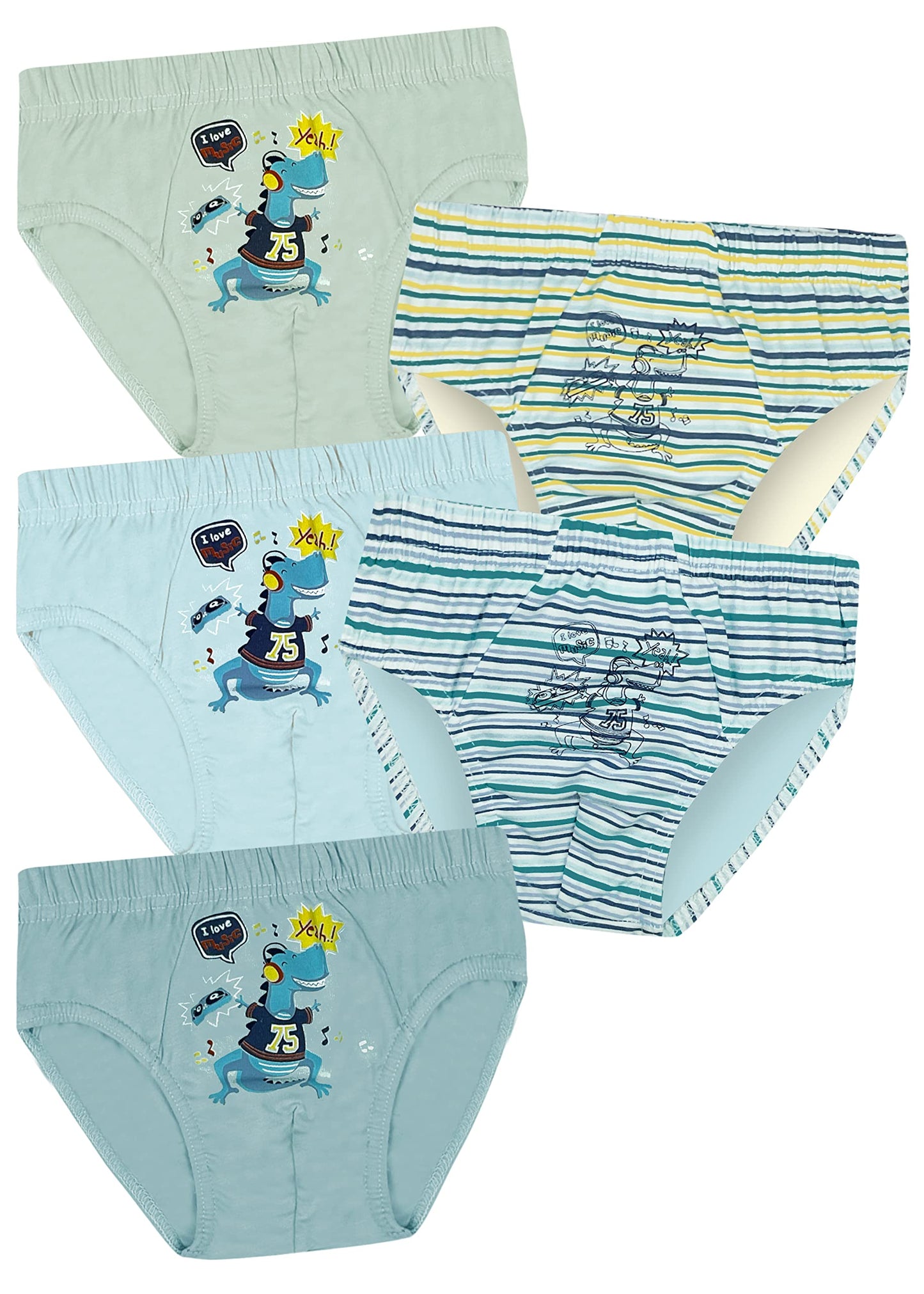 LOREZA ® 5/10 Jungen Slips aus Baumwolle Unterhosen Unterwäsche 92-158