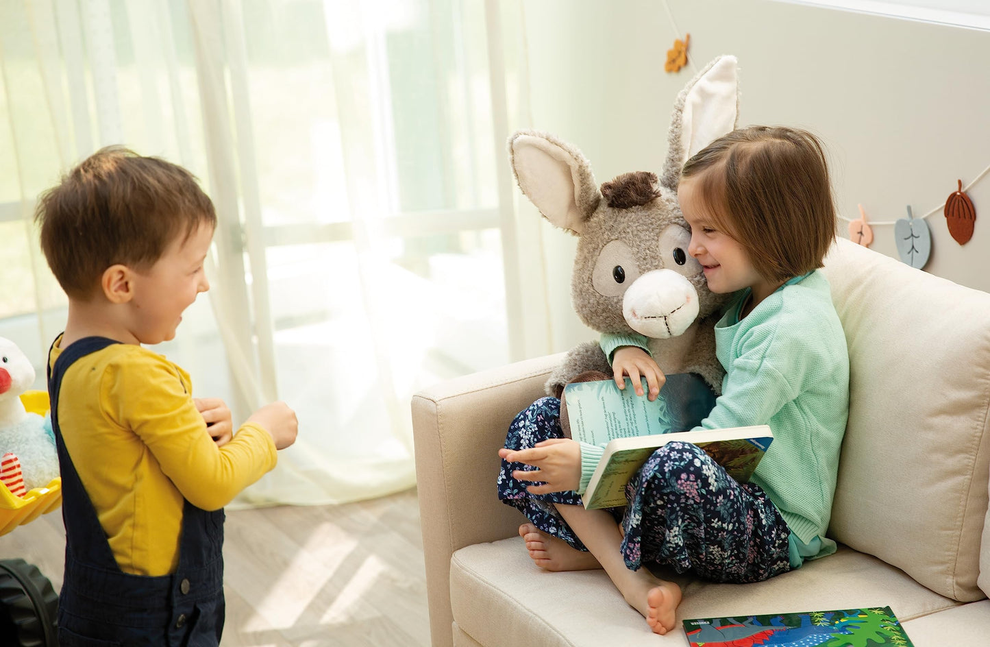 NICI Kuscheltier Esel Donkeylee 12cm stehend Green