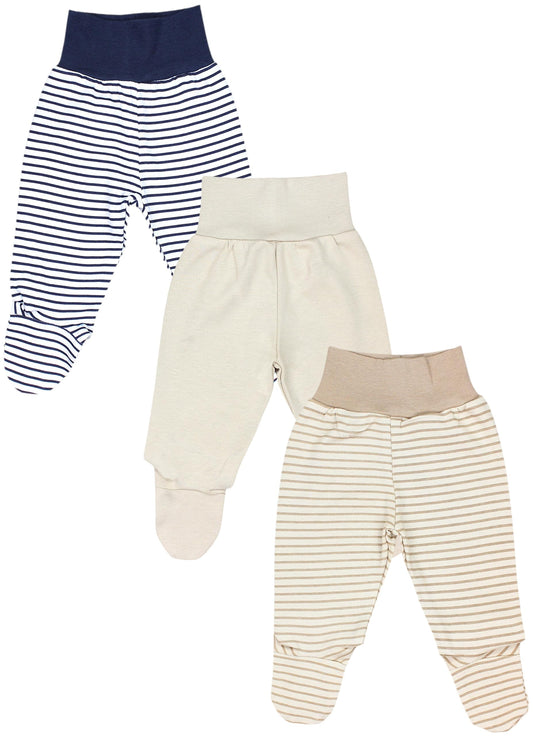 TupTam Baby Girl’s Romper suit with feet, pack of 3