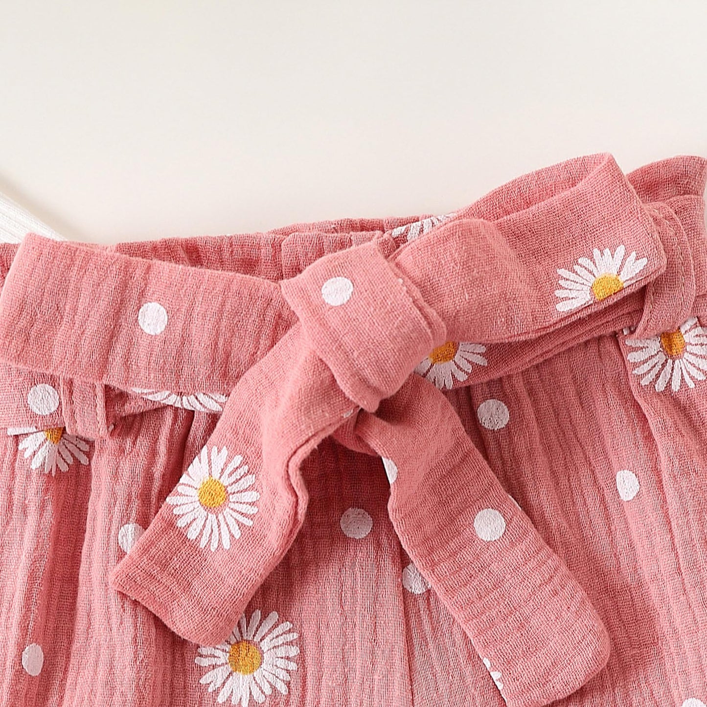 Geagodelia Baby Mädchen Kleidung Babykleidung Outfit Set Langarm Body Strampler + Gänseblümchen Hose + Stirnband Neugeborene Weiche Babyset