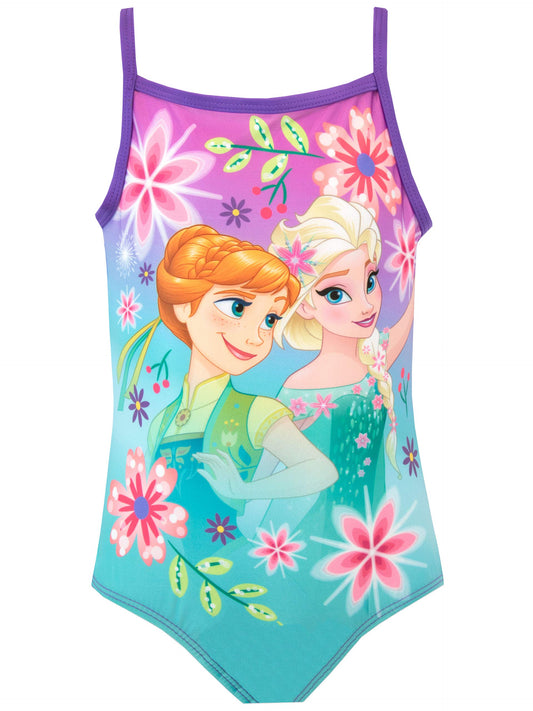 Disney Mädchen Frozen Badeanzug Prinzessin Anna und ELSA Schwimmanzug Die Eiskönigin