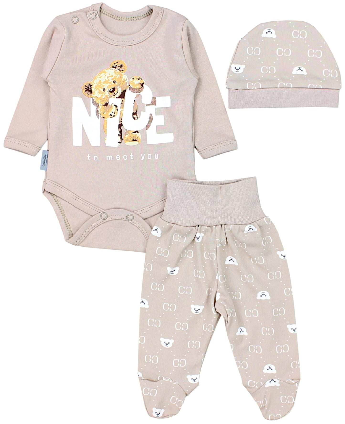 TupTam 3-Piece Unisex Baby Clothing Set with Print